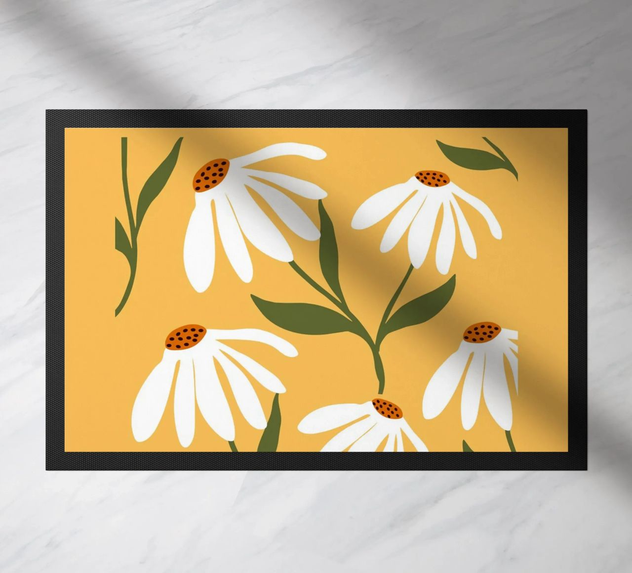 Daisy Art - Design botanico retrò zerbino da Whole©