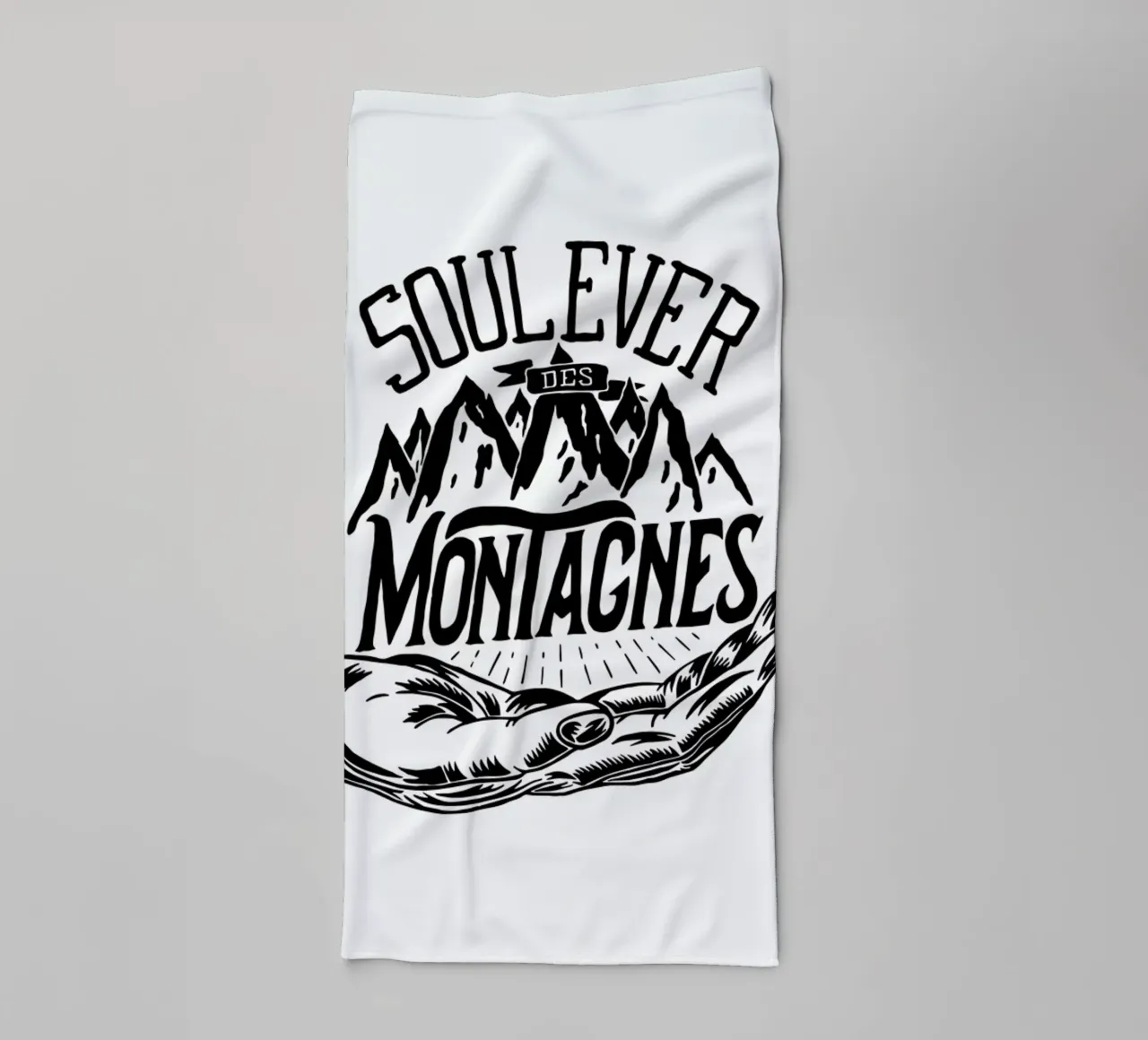 Soulever des montagnes serviette de bain de JONATTEND