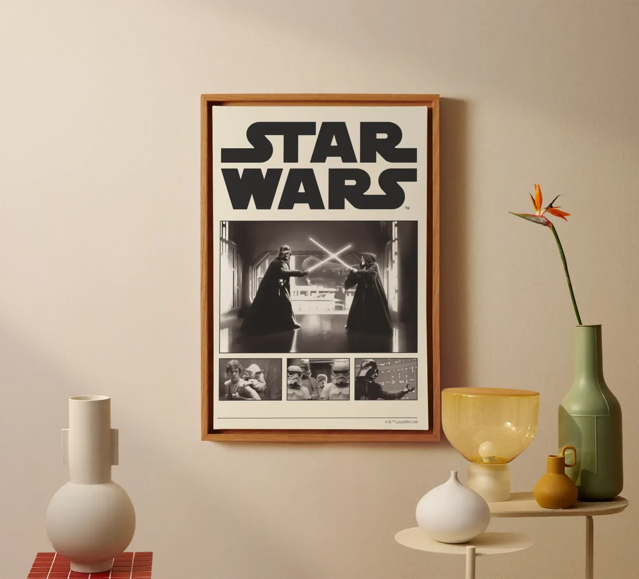 A new hope II tela con Cornice a cassetta da Star Wars