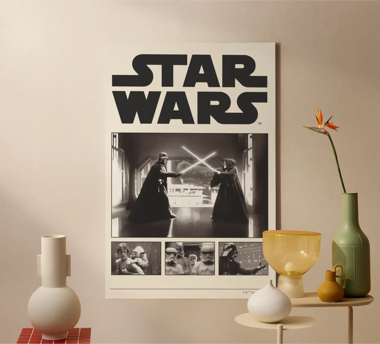 A new hope II tela con Cornice a cassetta da Star Wars