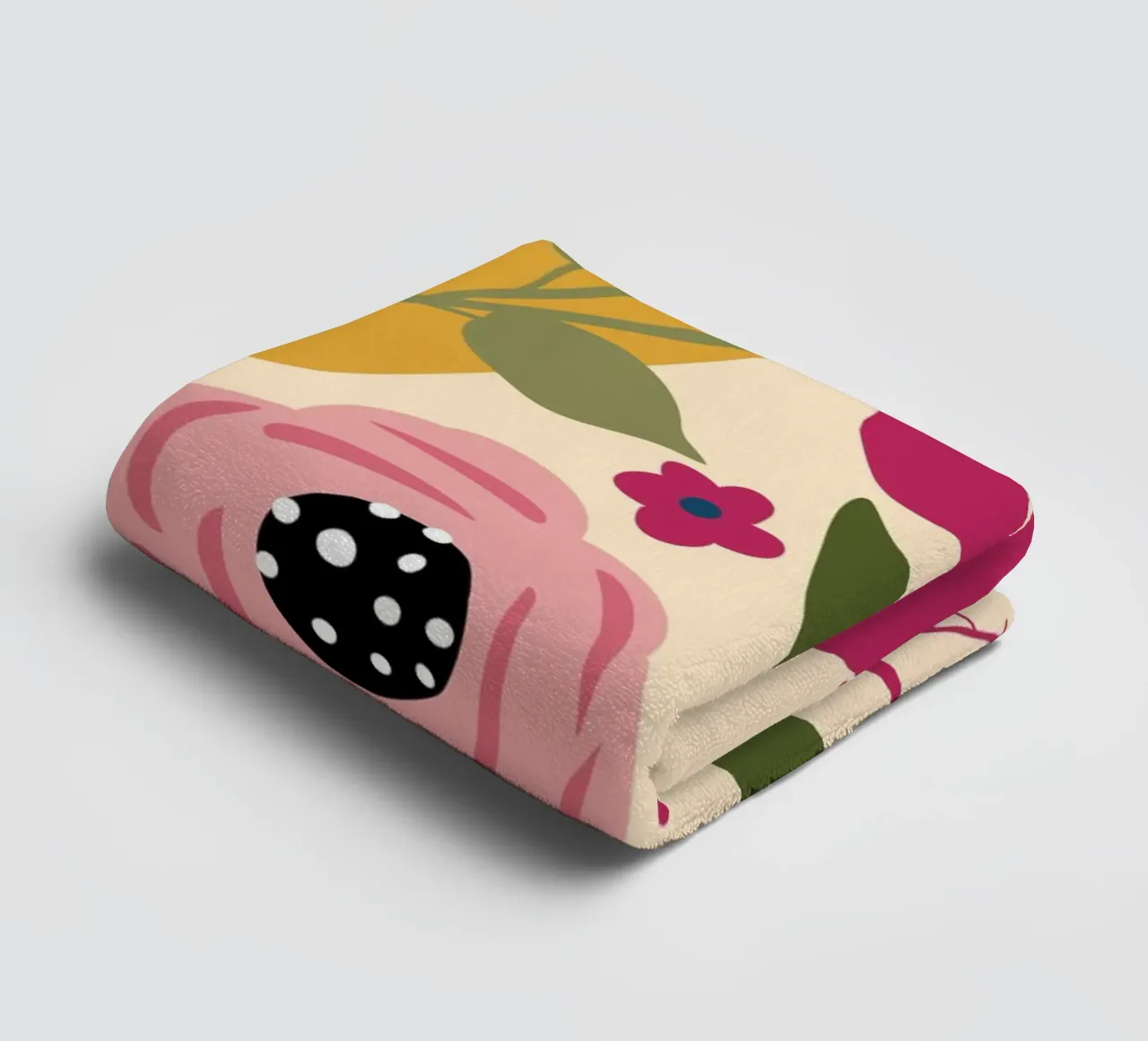 Design floreale vintage - arte floreale moderna asciugamano da bagno da Whole©