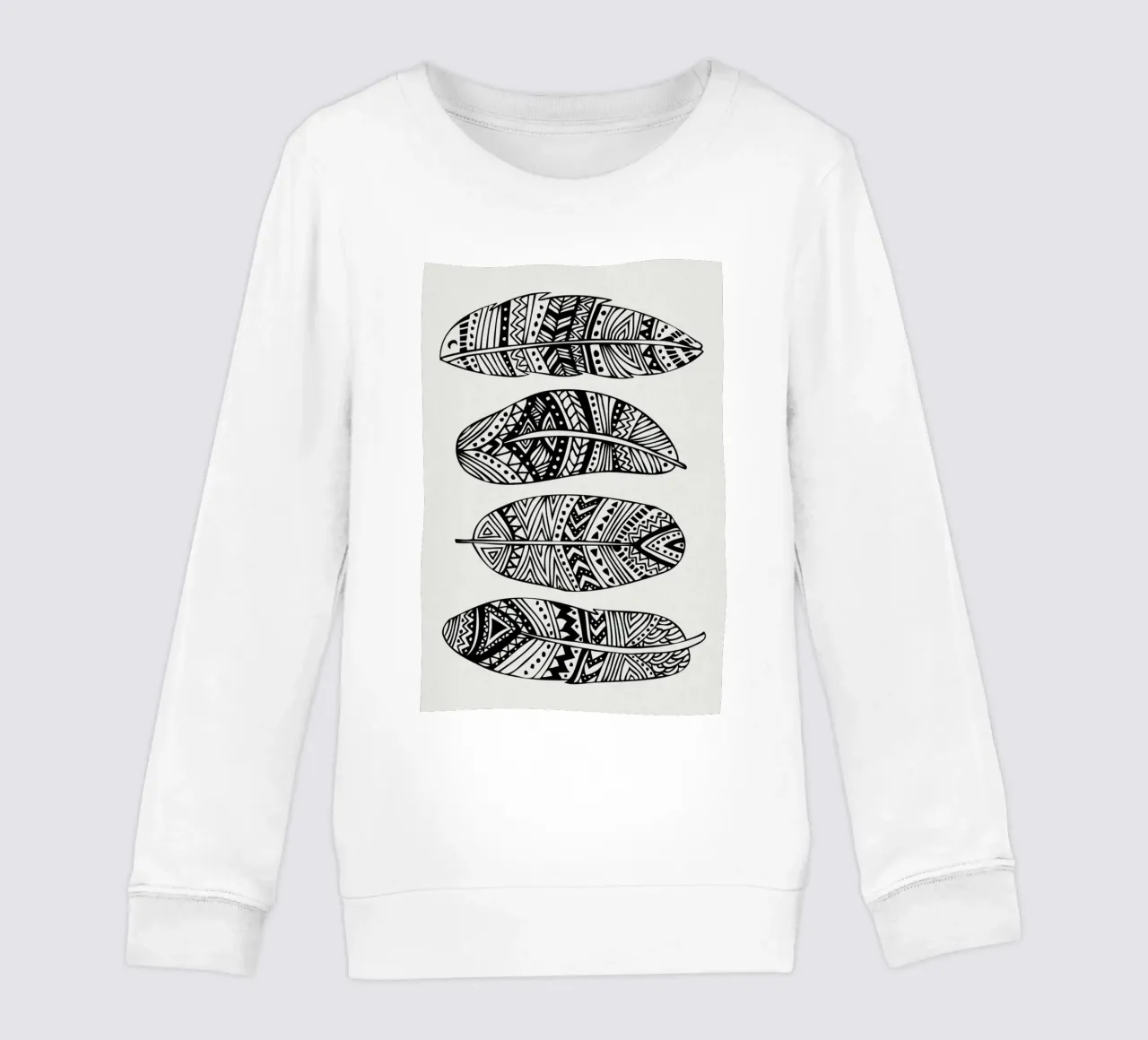 Feathers Of My Life felpa bambino da Pom Graphic Design