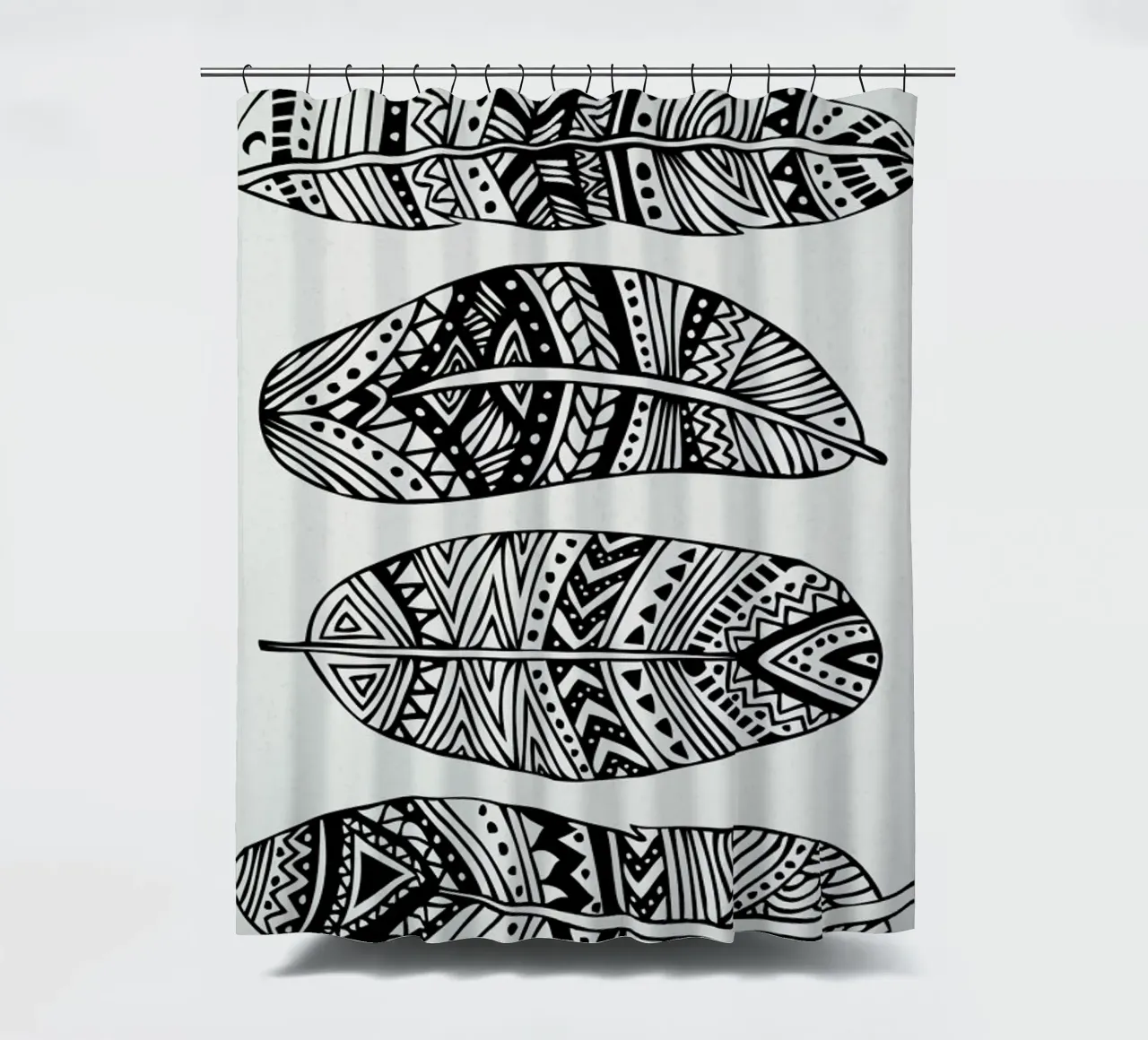 Feathers Of My Life tenda da doccia da Pom Graphic Design