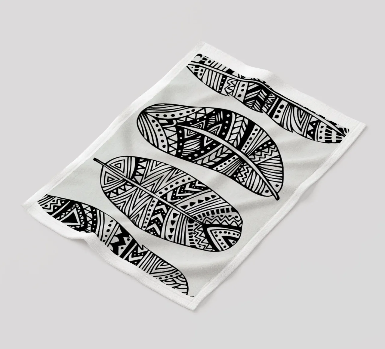 Feathers Of My Life coperta in pile da Pom Graphic Design