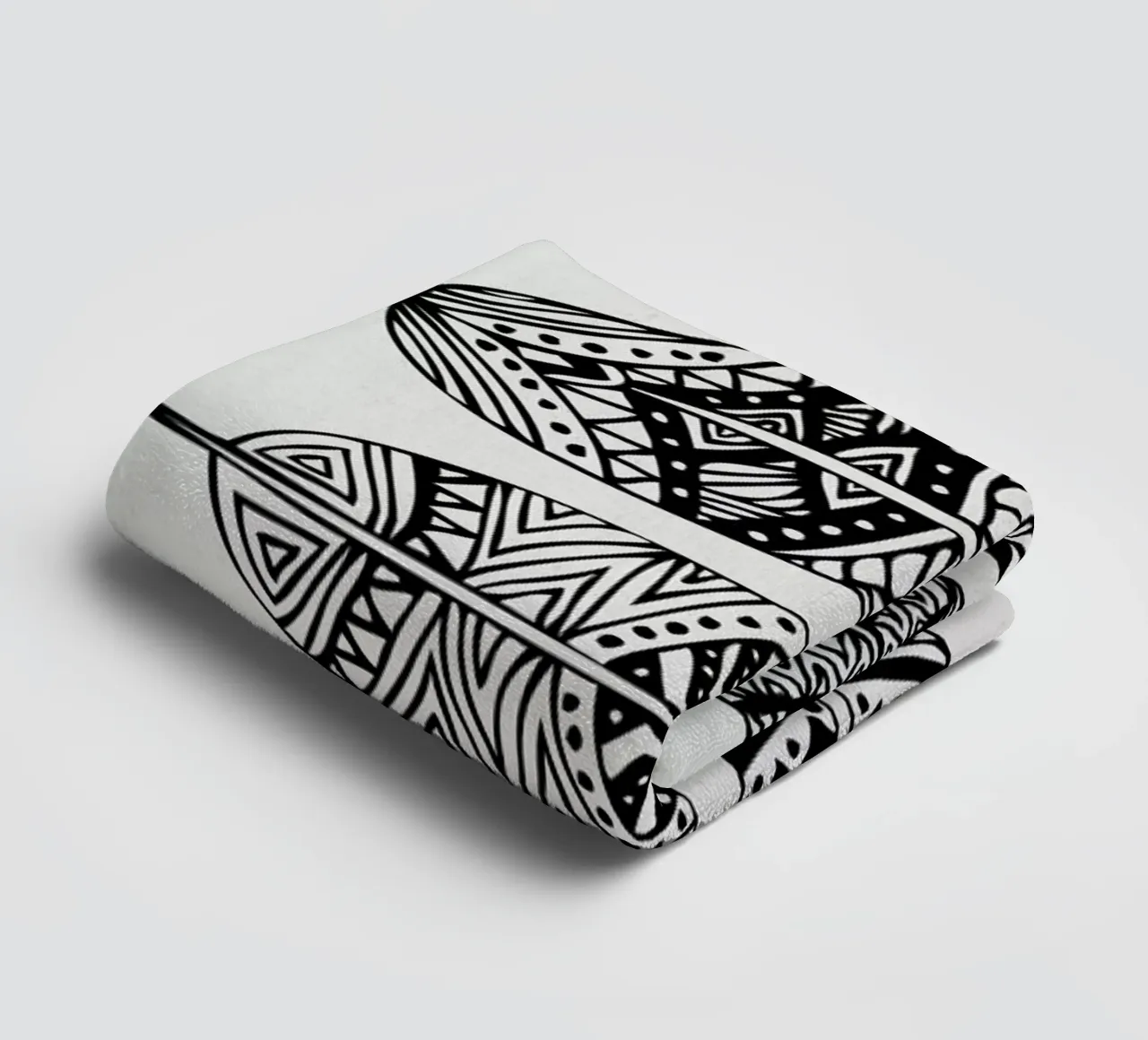 Feathers Of My Life asciugamano da bagno da Pom Graphic Design