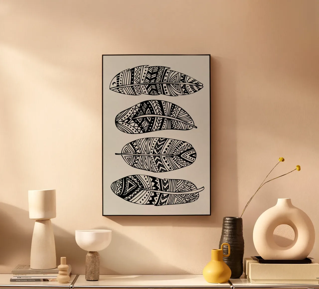 Feathers Of My Life alluminio dibond da Pom Graphic Design