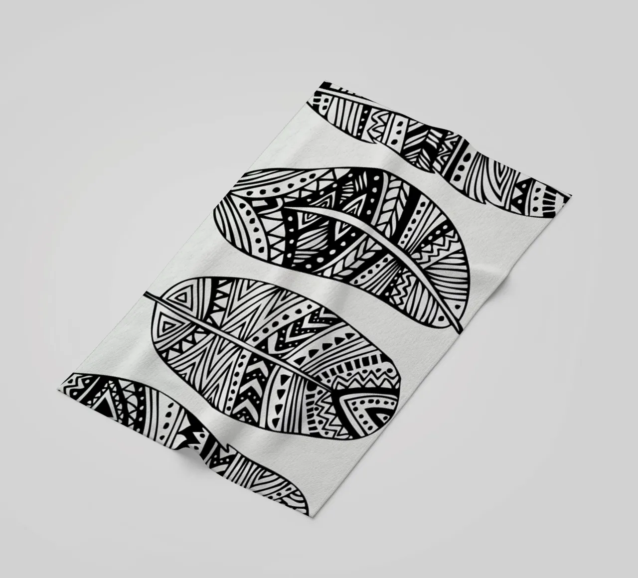 Feathers Of My Life telo mare da Pom Graphic Design
