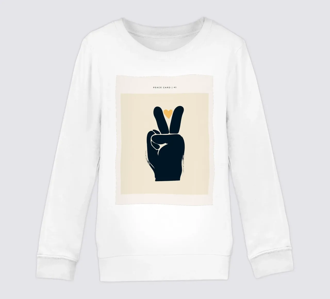 Design della mano della pace felpa bambino da Whole©