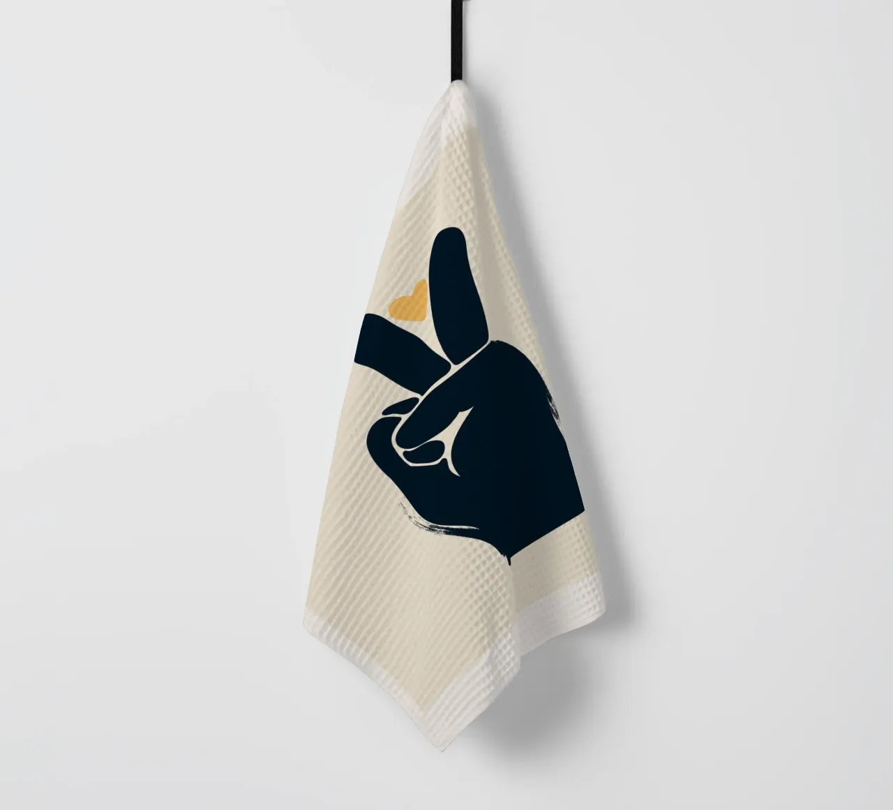 Design della mano della pace canovaccio da cucina da Whole©