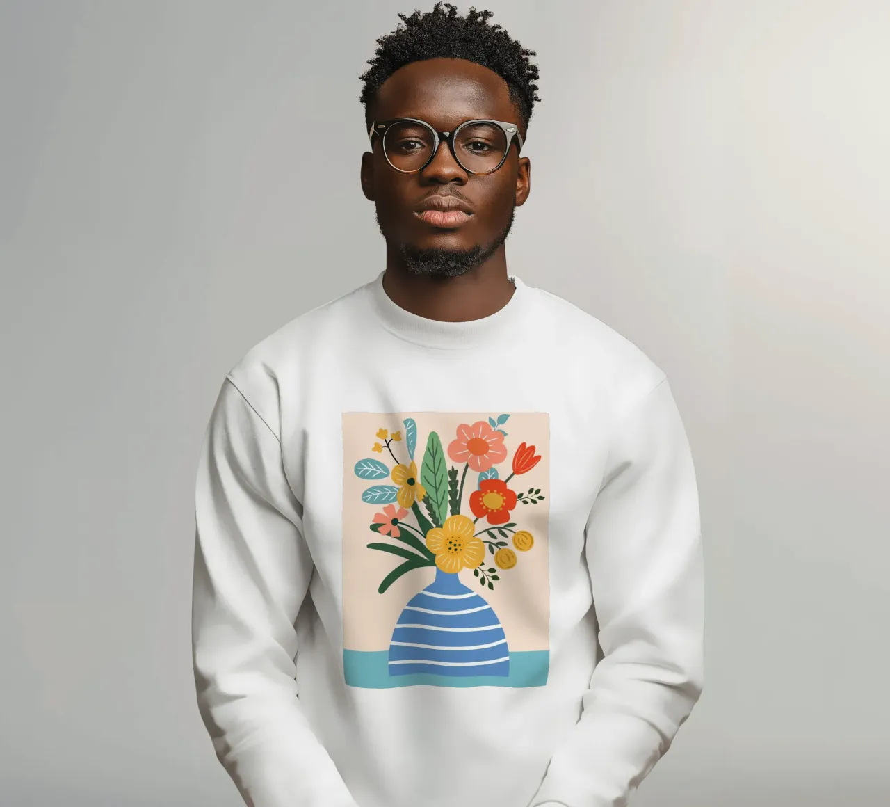 Illustrazione di un bouquet di fiori felpa da Whole©