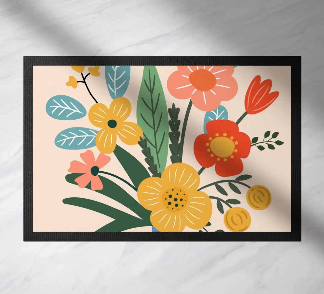 Illustrazione di un bouquet di fiori zerbino da Whole©