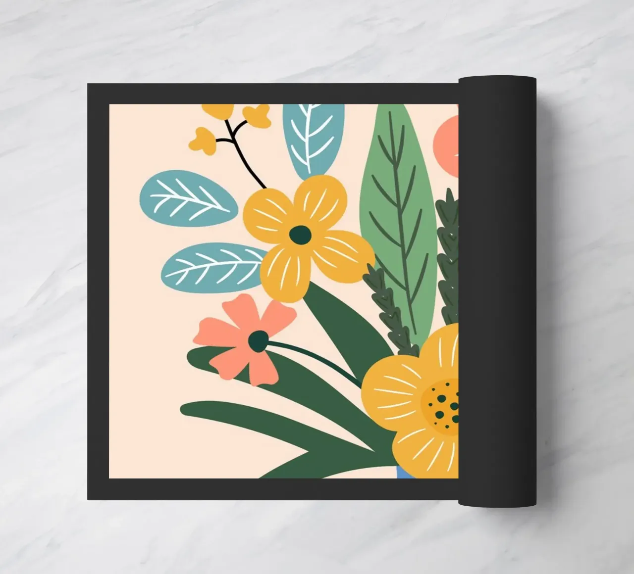 Illustrazione di un bouquet di fiori zerbino da Whole©