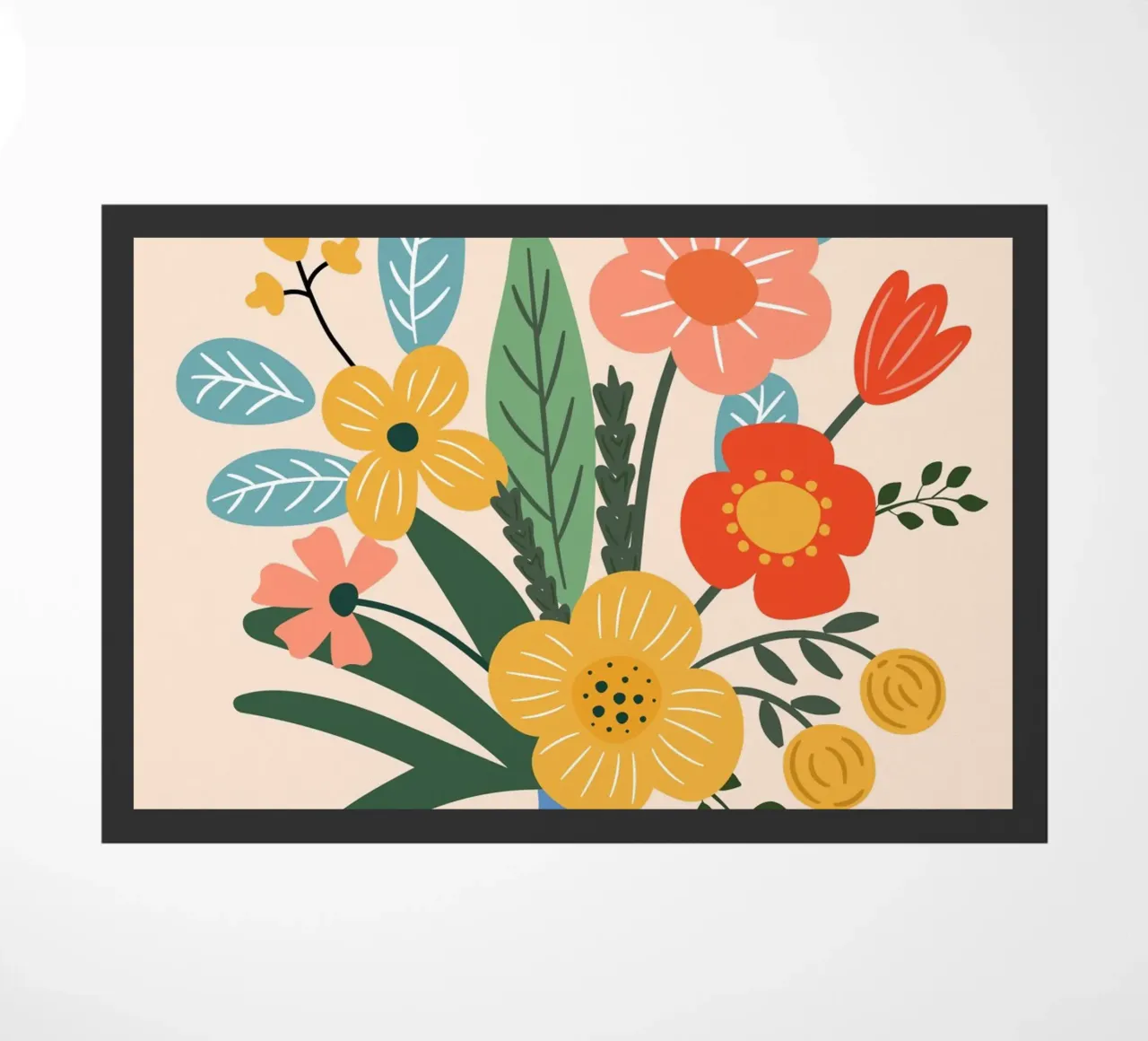 Illustrazione di un bouquet di fiori zerbino da Whole©