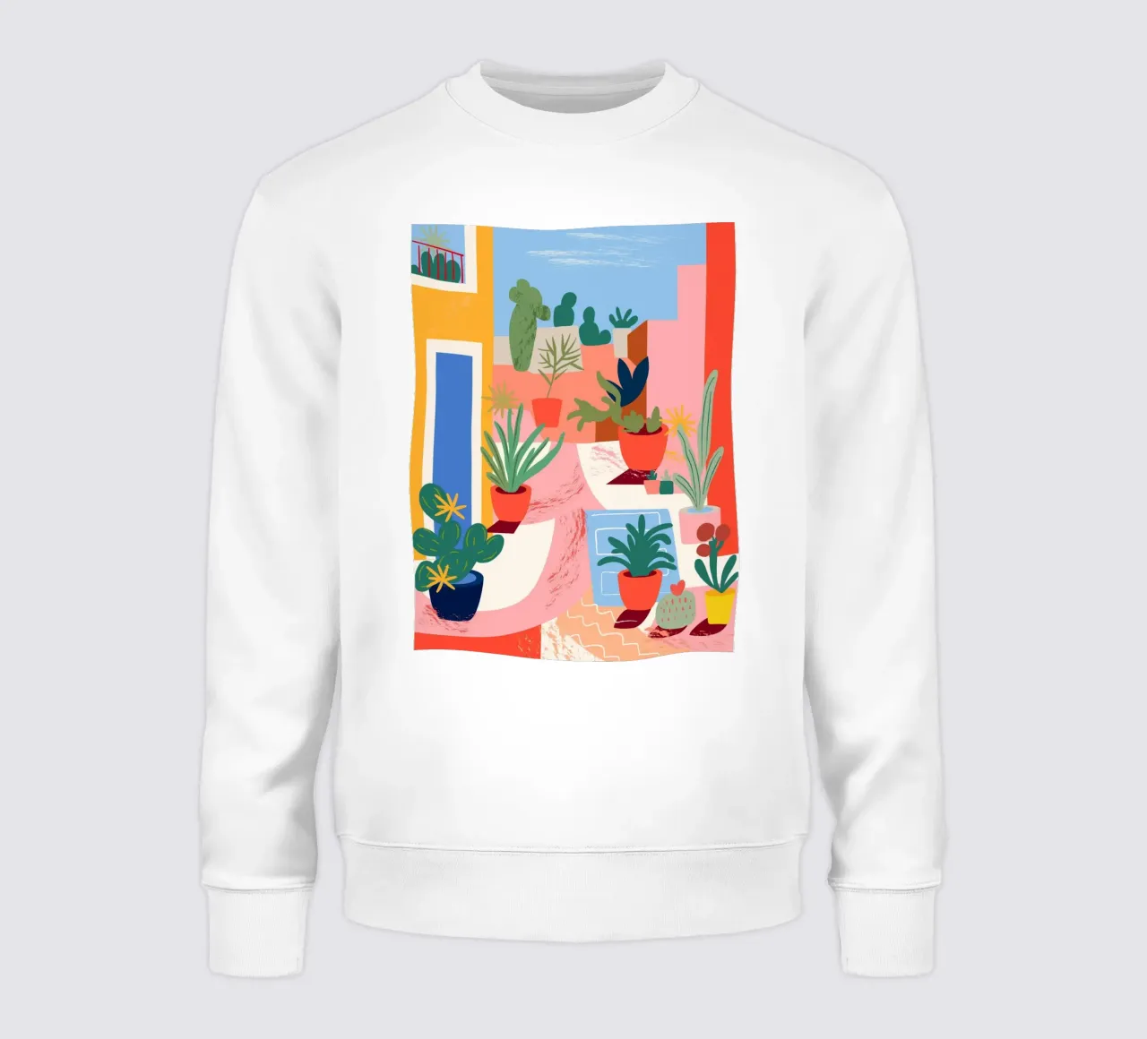 Une oasis végétale colorée sweat de Whole©
