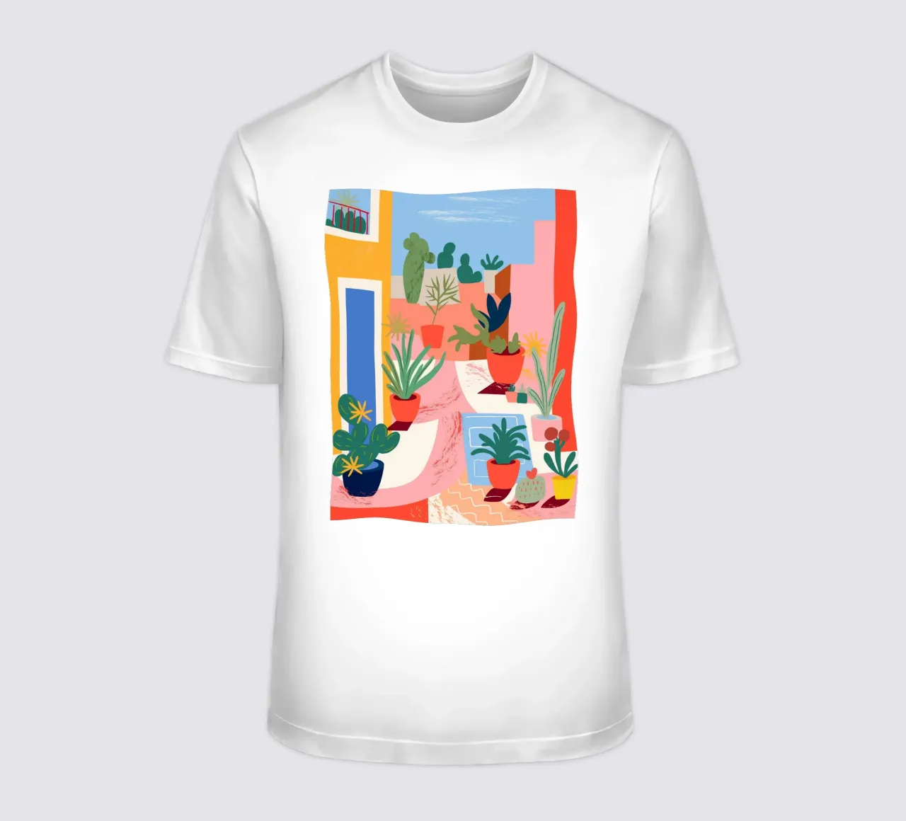 Colourful plant oasis t-shirt by Whole©