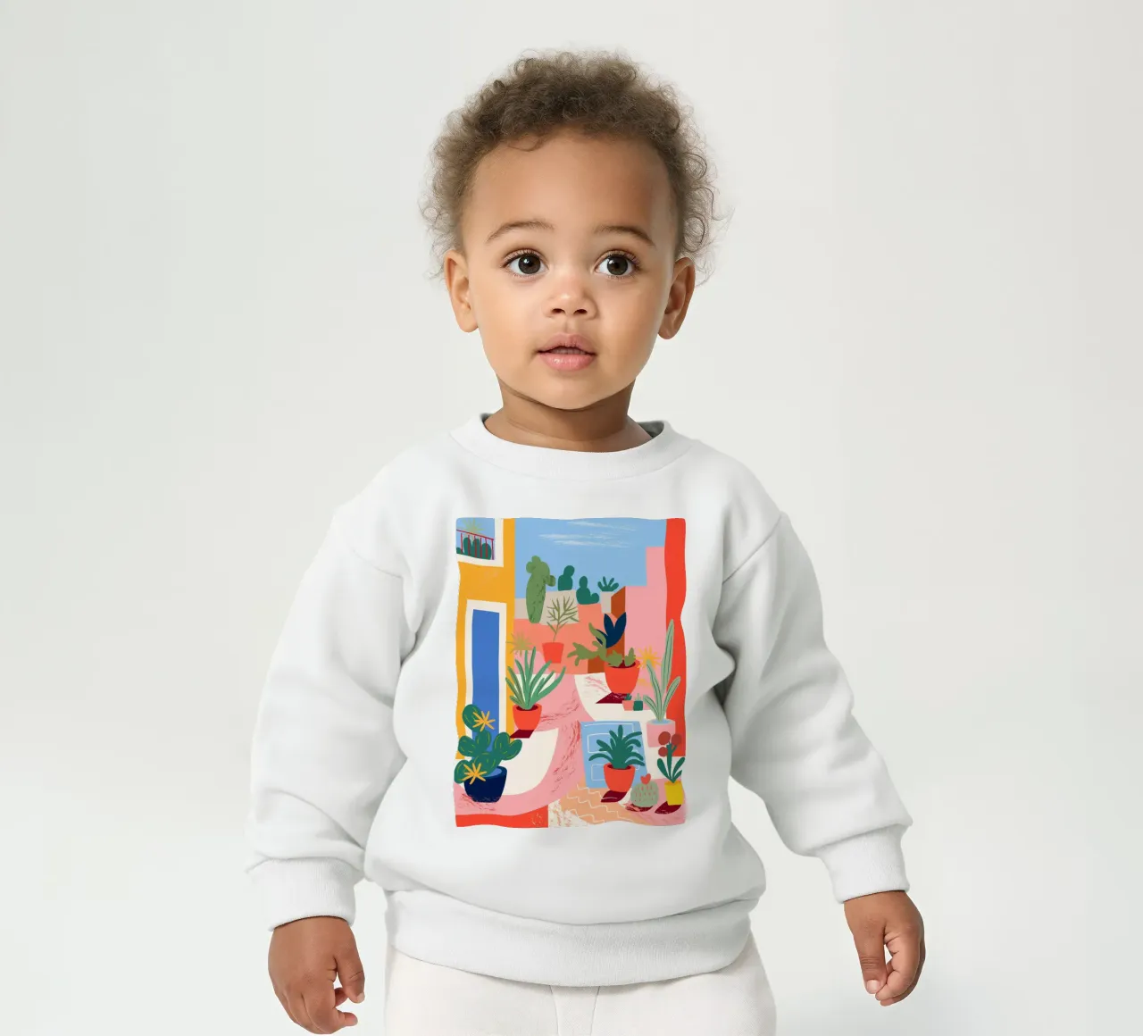 Un'oasi di piante colorate felpa neonato da Whole©