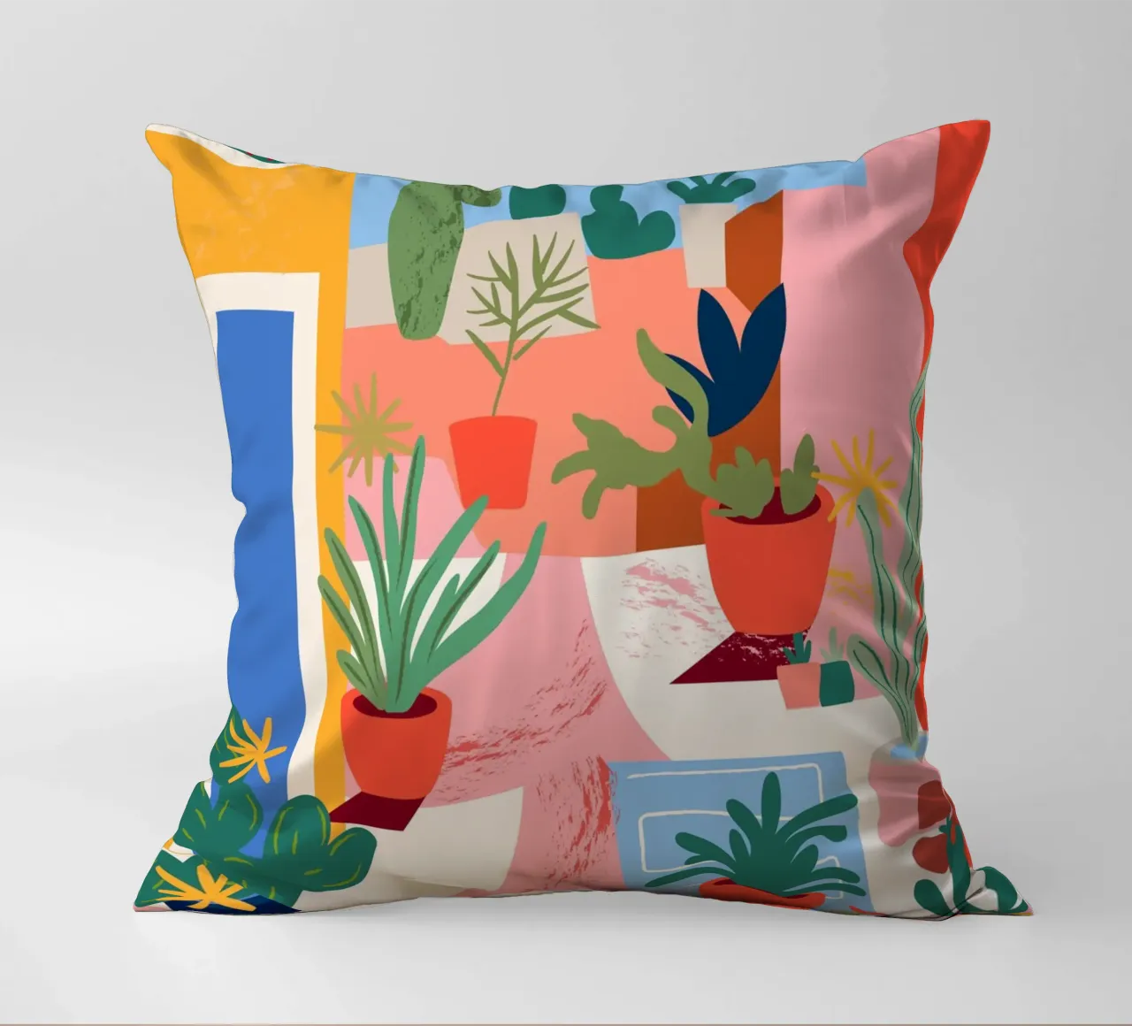 Un'oasi di piante colorate cuscino da Whole©