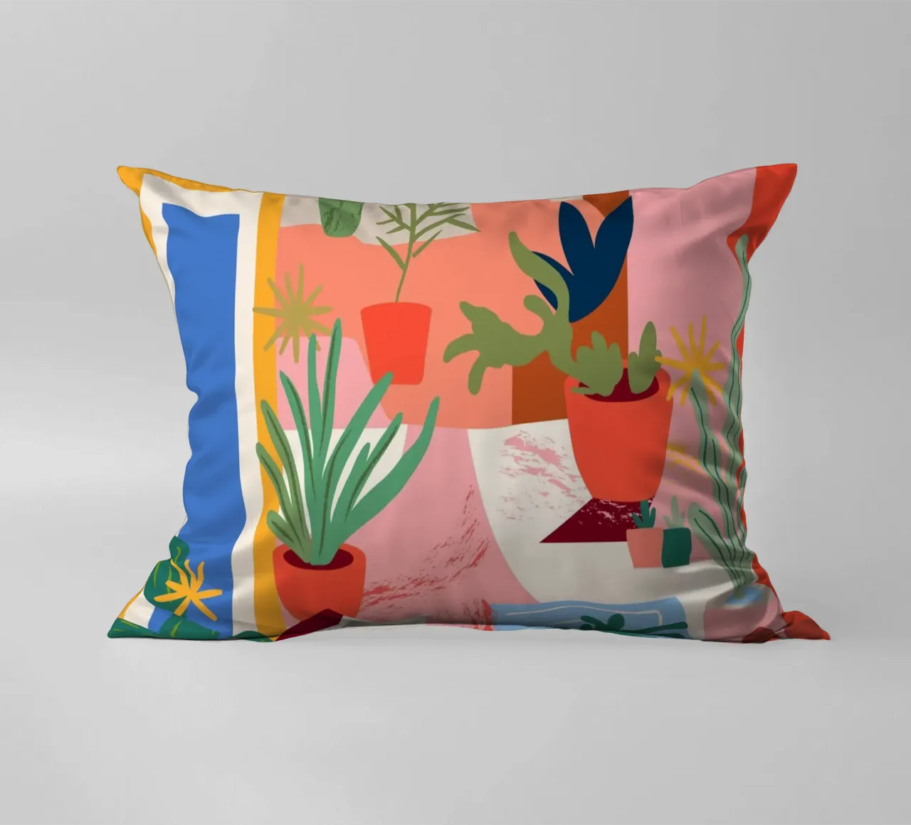 Un'oasi di piante colorate cuscino da Whole©