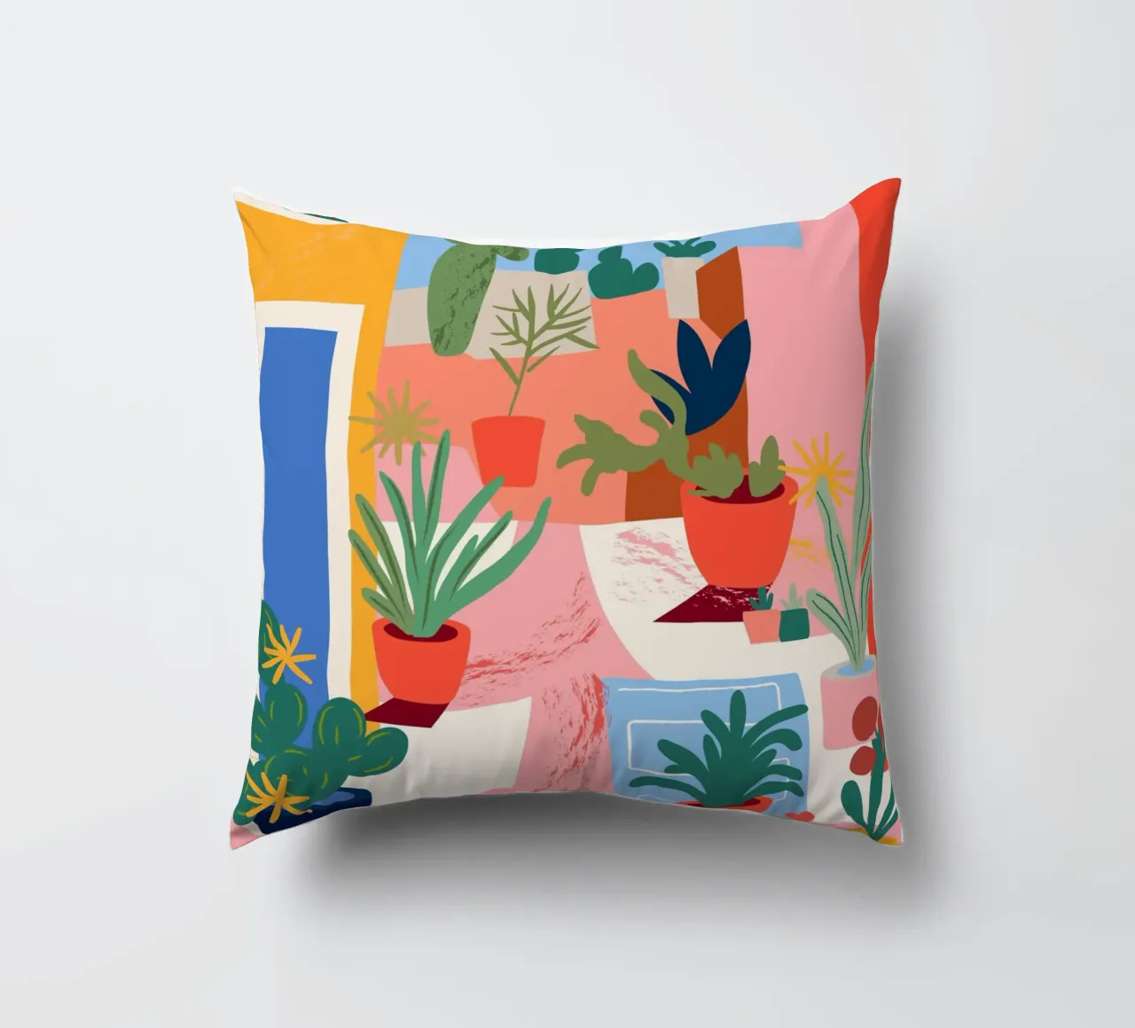 Un'oasi di piante colorate cuscino da Whole©