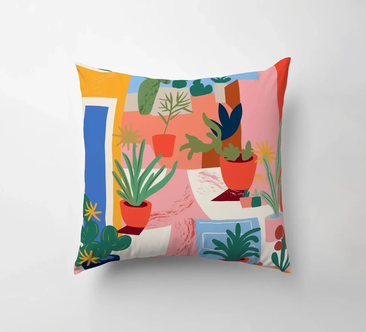 Un'oasi di piante colorate cuscino da Whole©