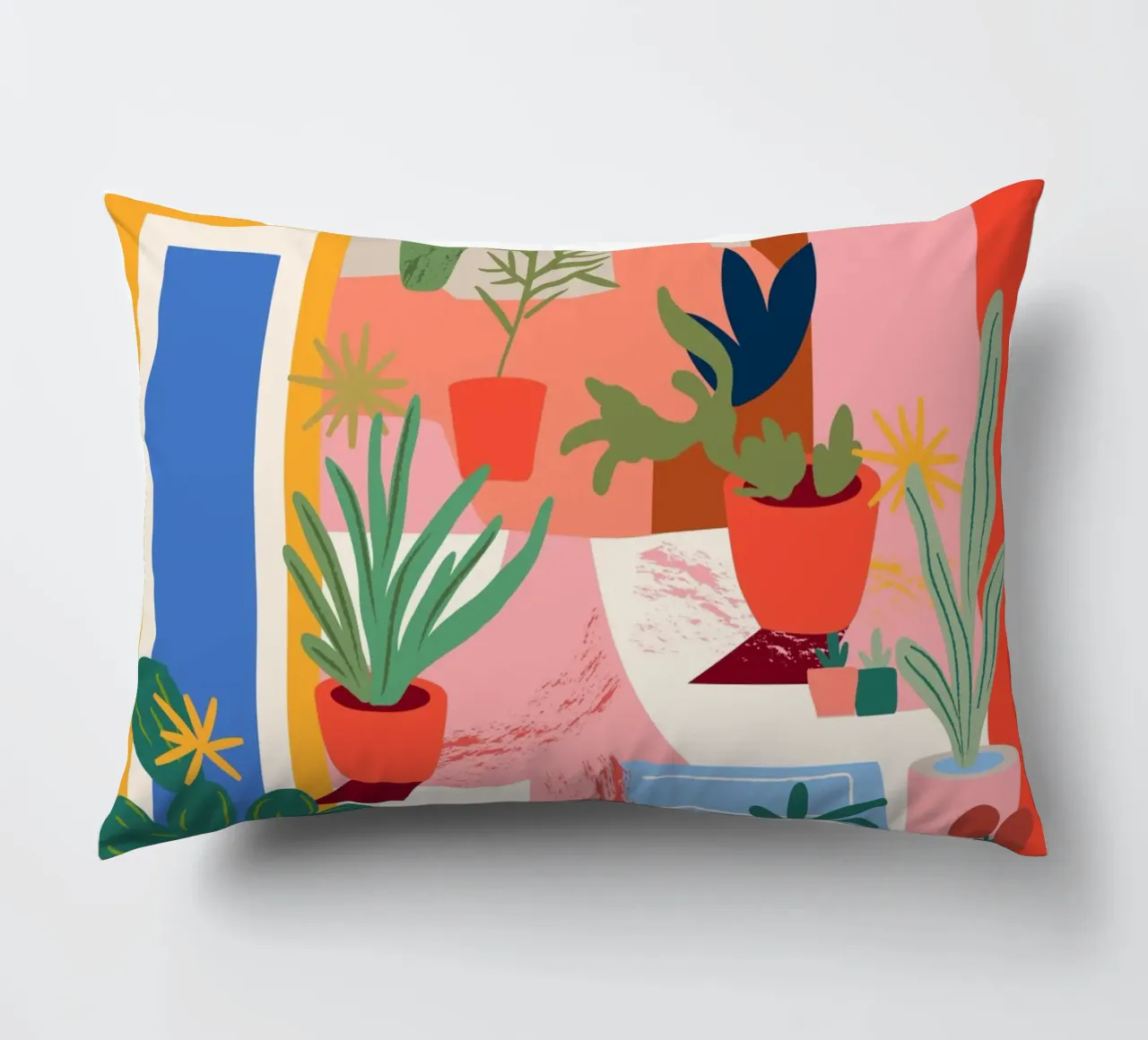 Un'oasi di piante colorate cuscino da Whole©