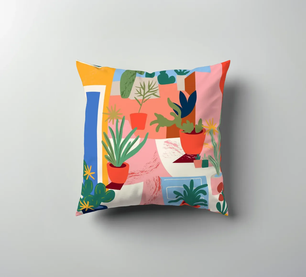 Un'oasi di piante colorate cuscino da Whole©