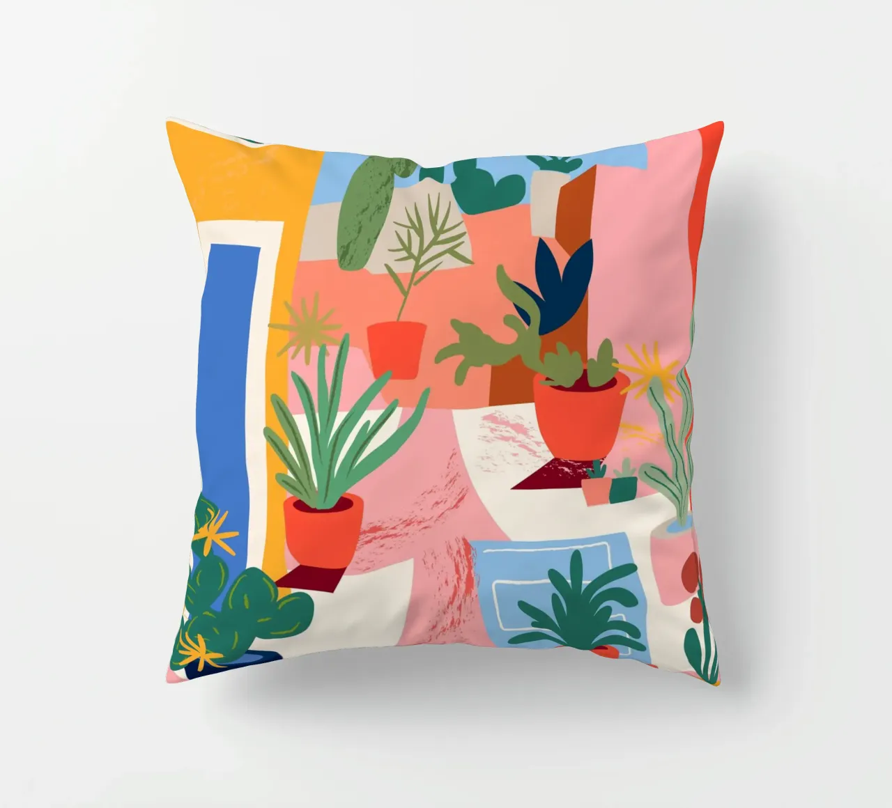 Un'oasi di piante colorate cuscino da Whole©