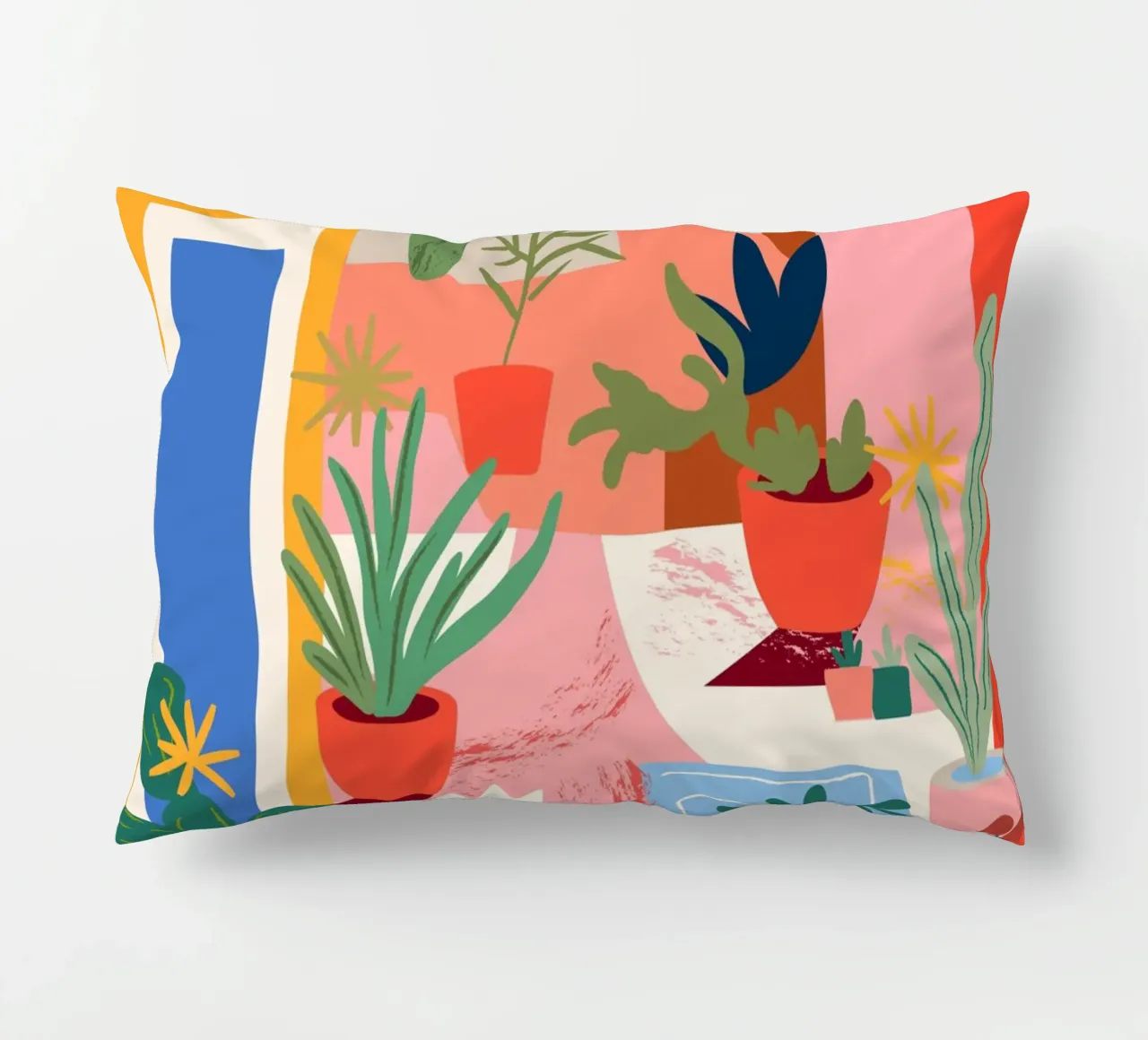 Un'oasi di piante colorate cuscino da Whole©