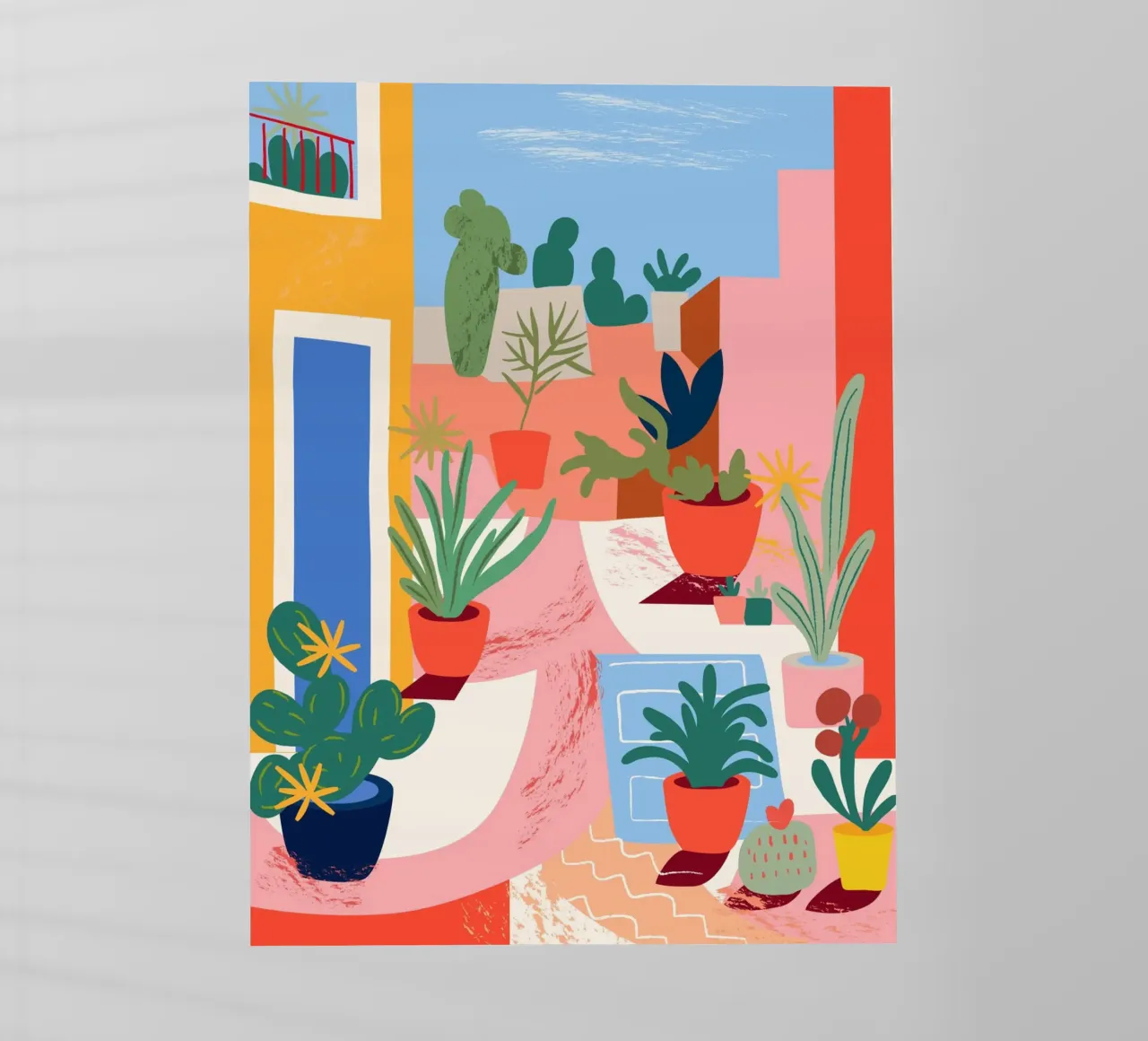 Un'oasi di piante colorate pellicola backlit da Whole©