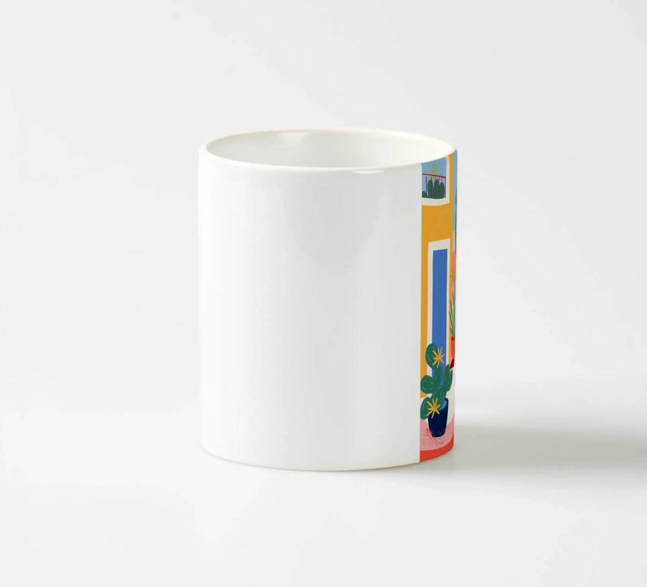 Un'oasi di piante colorate tazza in ceramica da Whole©