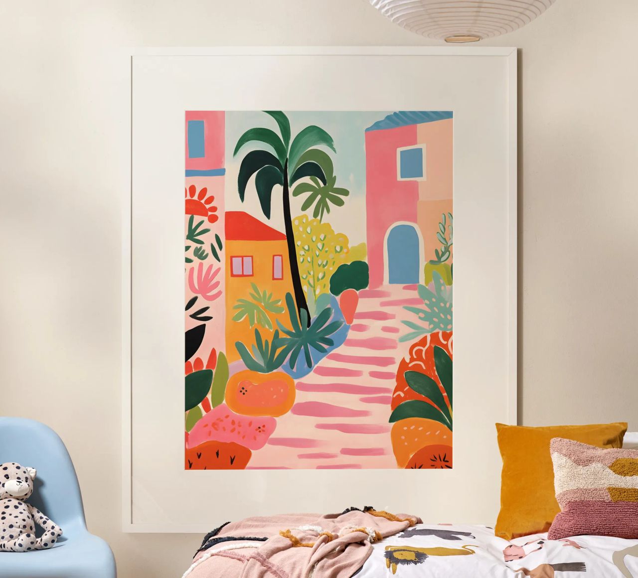 Paysage tropical exotique Artprint poster de Whole©