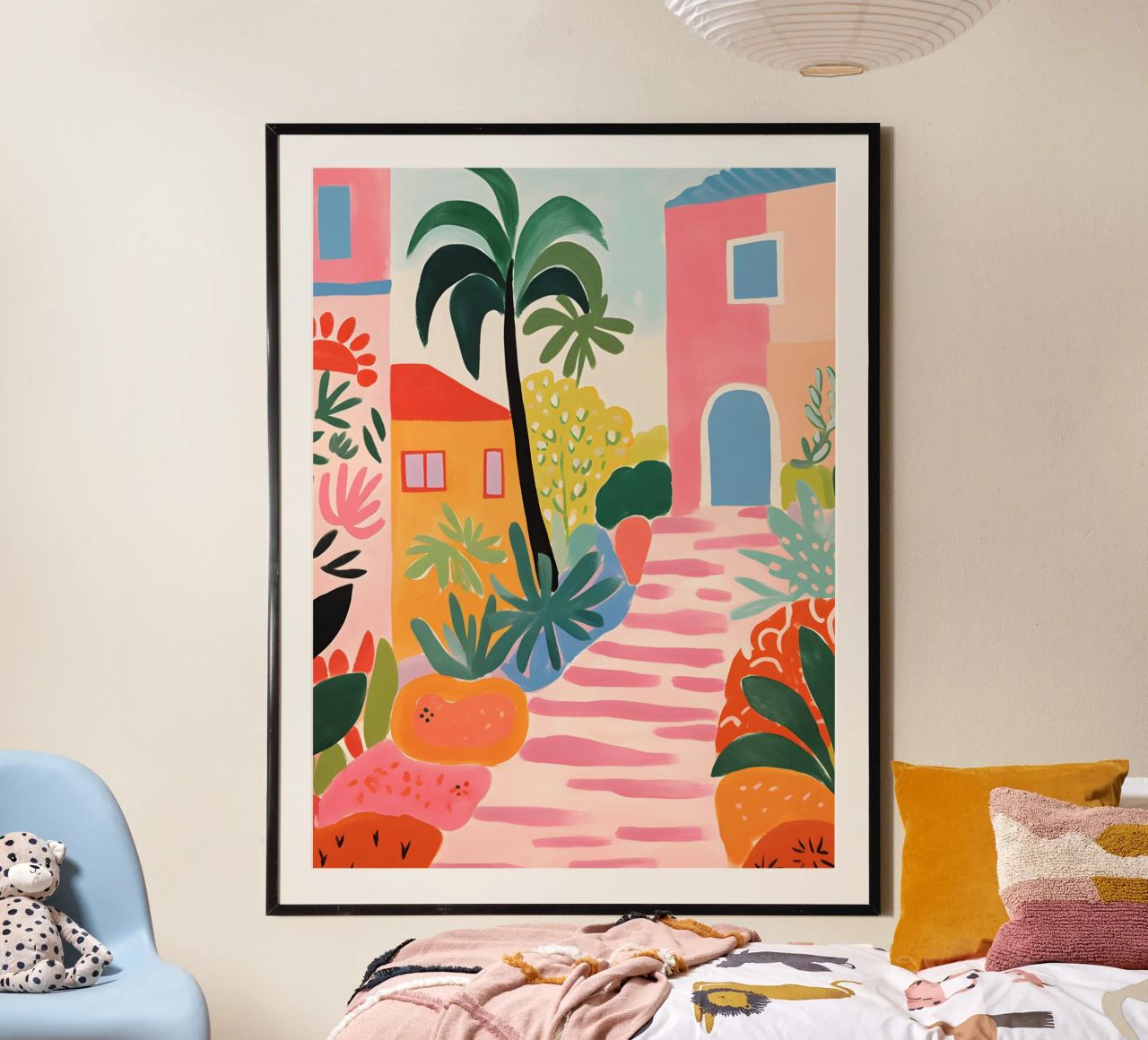 Paysage tropical exotique Artprint poster de Whole©