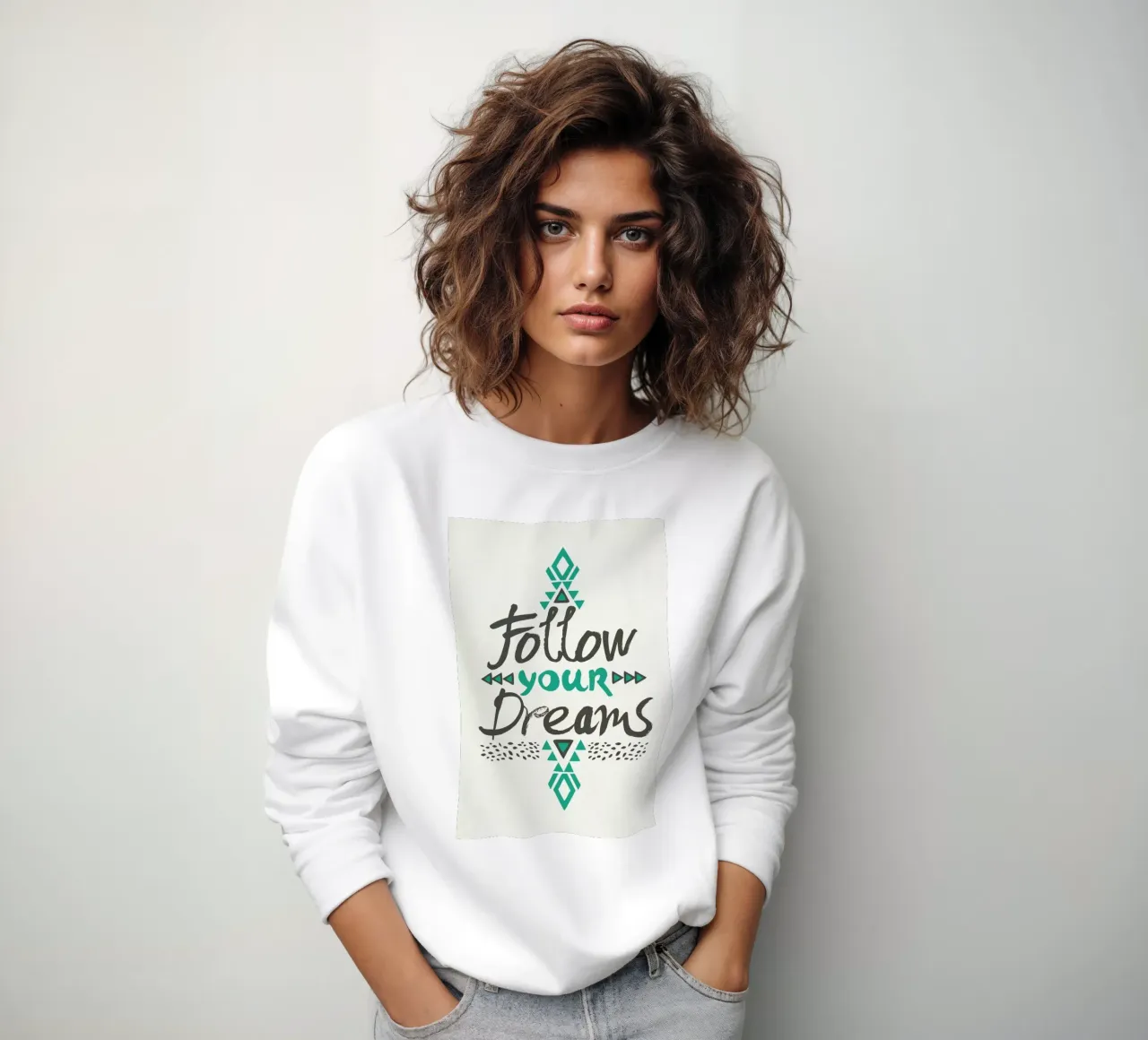 Follow Your Dreams felpa da Pom Graphic Design