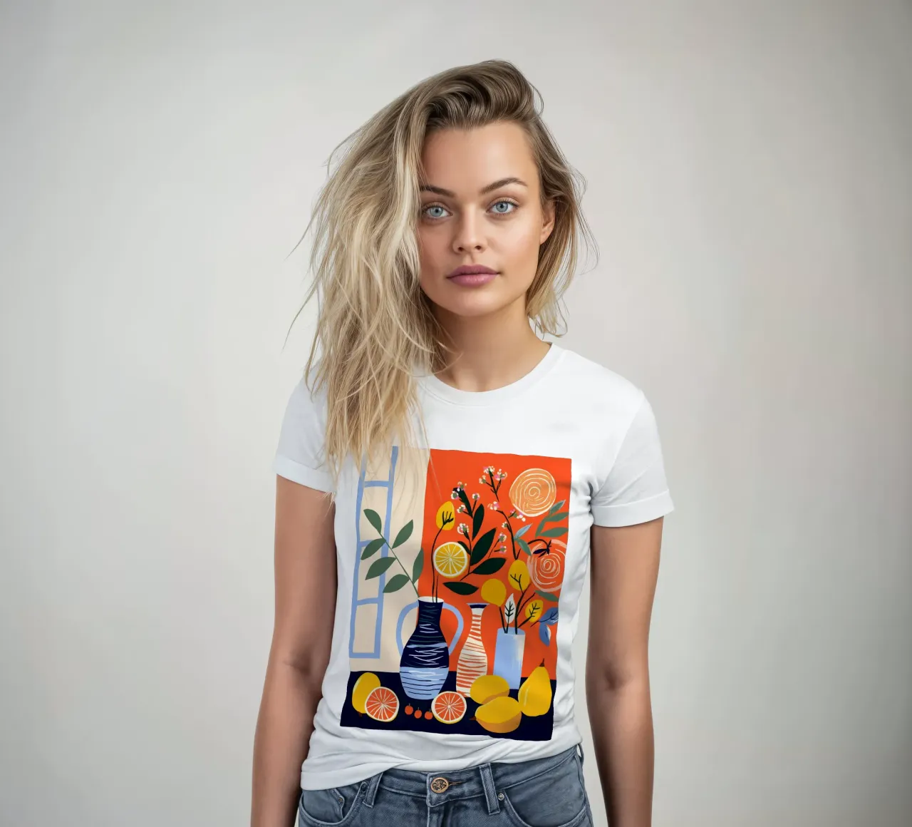 Bodegón de limón fresco camiseta de mujer de Whole©
