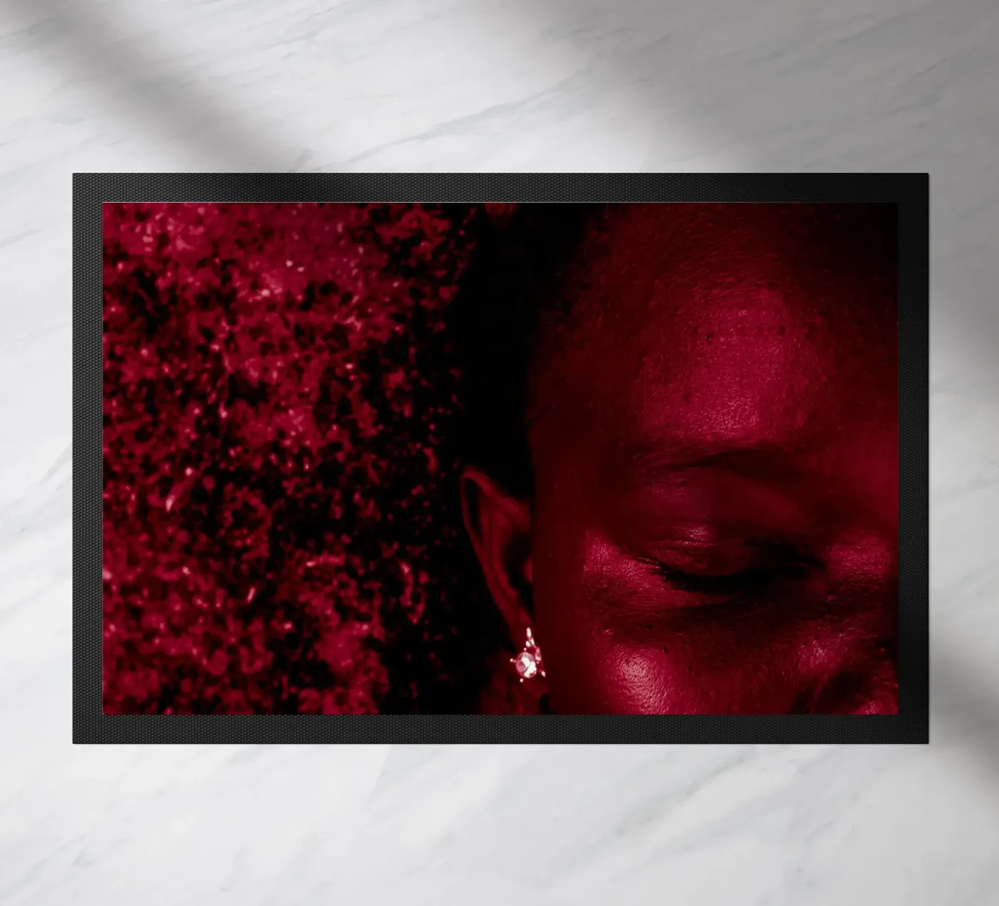 Afro Pink deurmat van Mathudace Créas