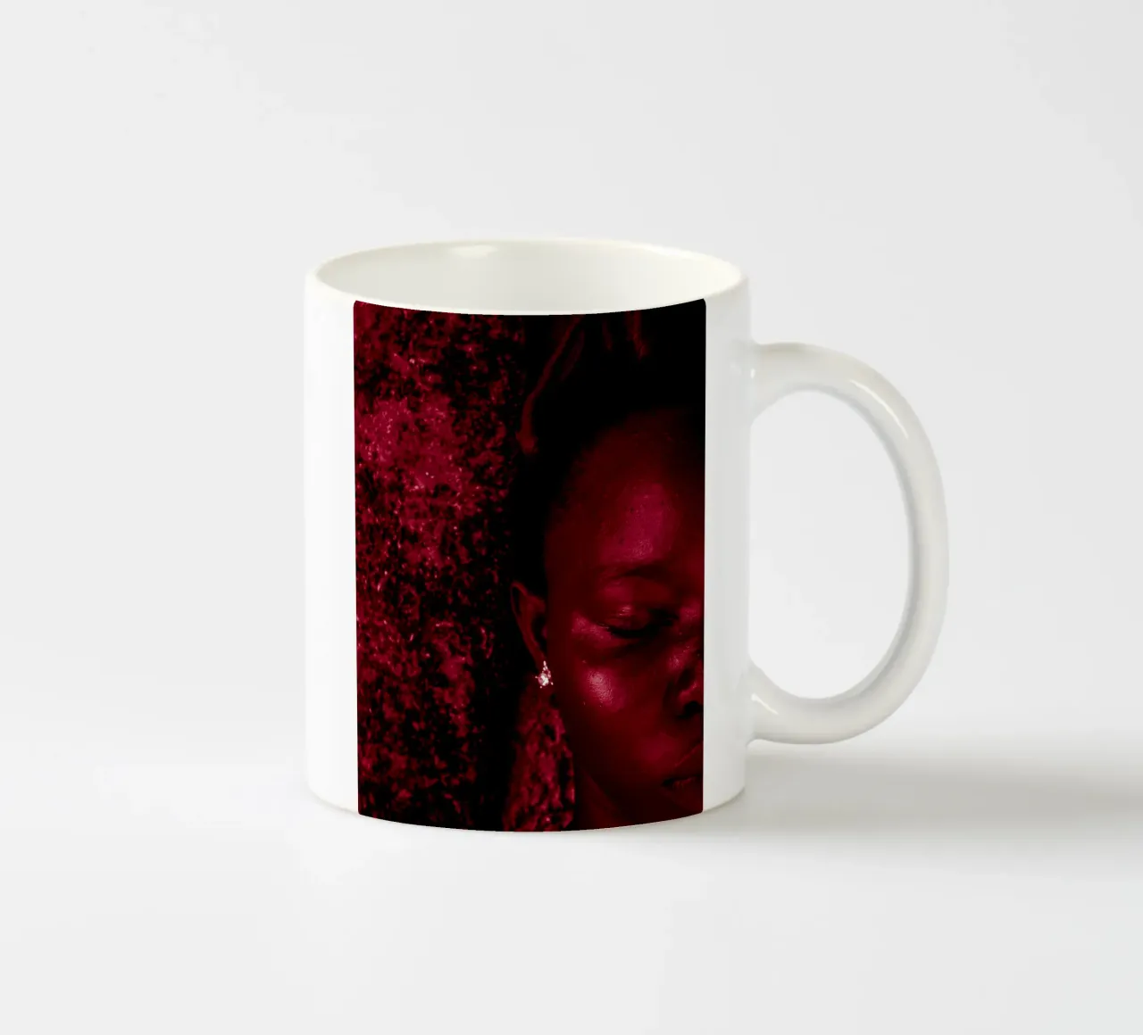 Afro Pink tazza in ceramica da Mathudace Créas