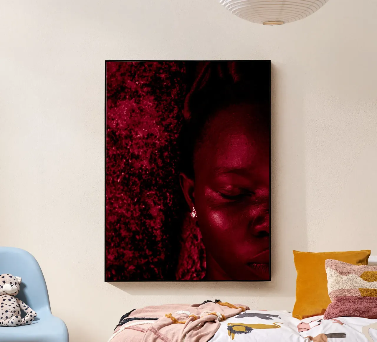 Afro Pink plexiglass da Mathudace Créas