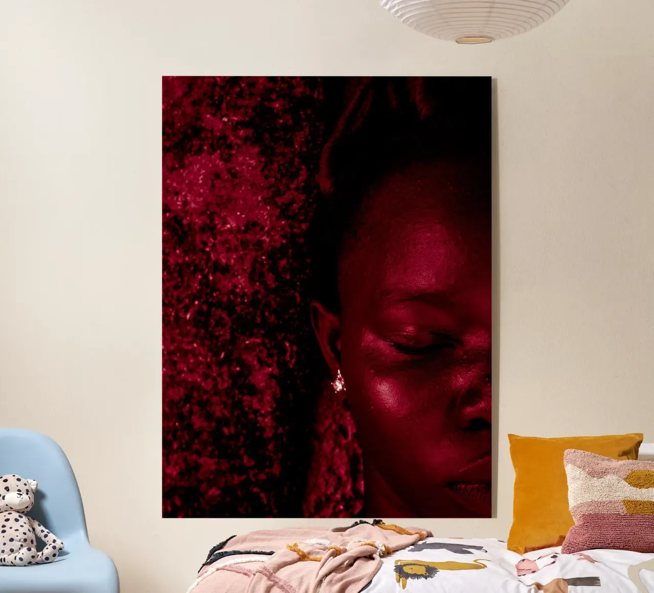 Afro Pink plexiglass da Mathudace Créas