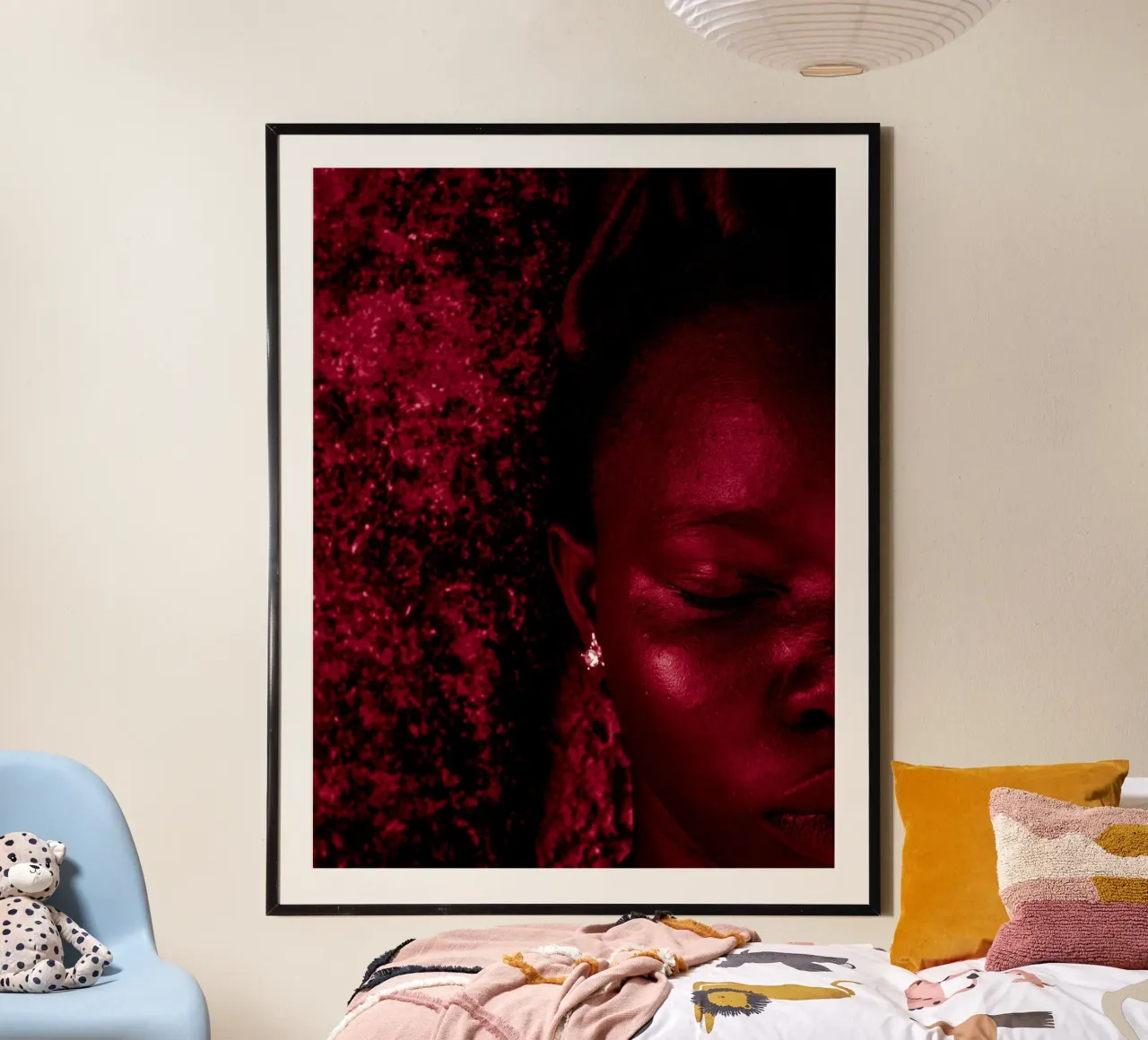 Afro Pink poster da Mathudace Créas