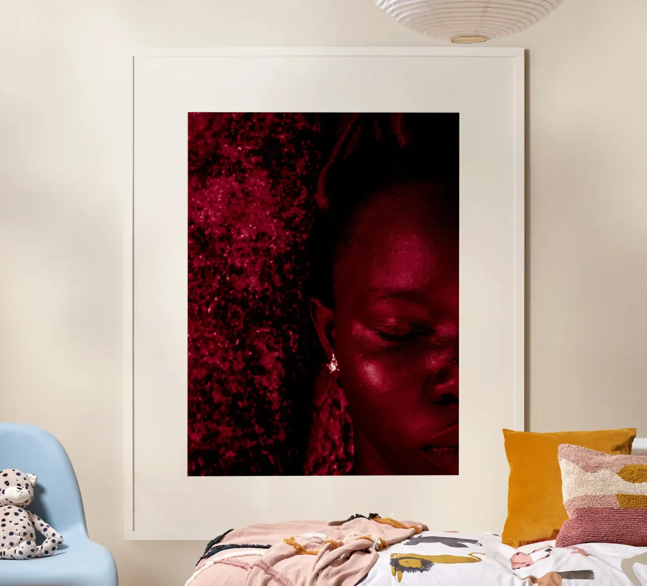 Afro Pink poster da Mathudace Créas