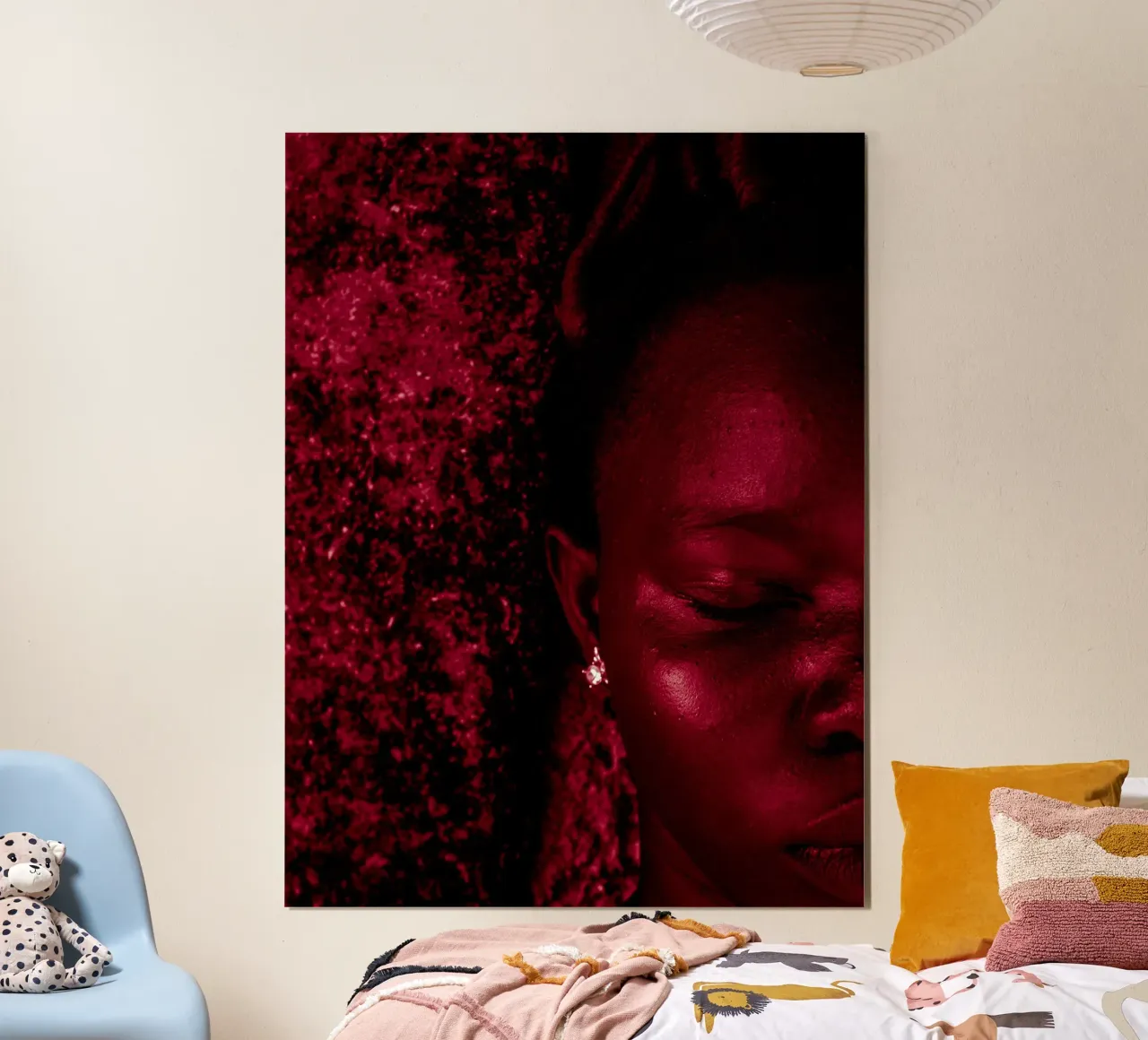 Afro Pink poster da Mathudace Créas