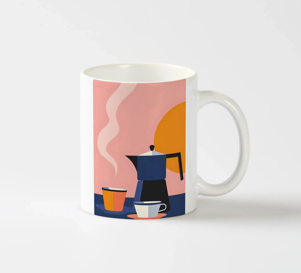 Espresso mattutino d'arte tazza in ceramica da Whole©