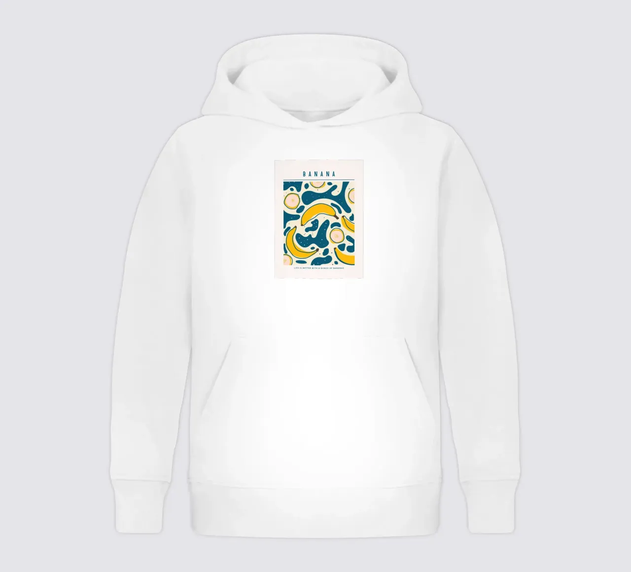 Banana Pop Art Design felpa bambino con cappuccio da Whole©