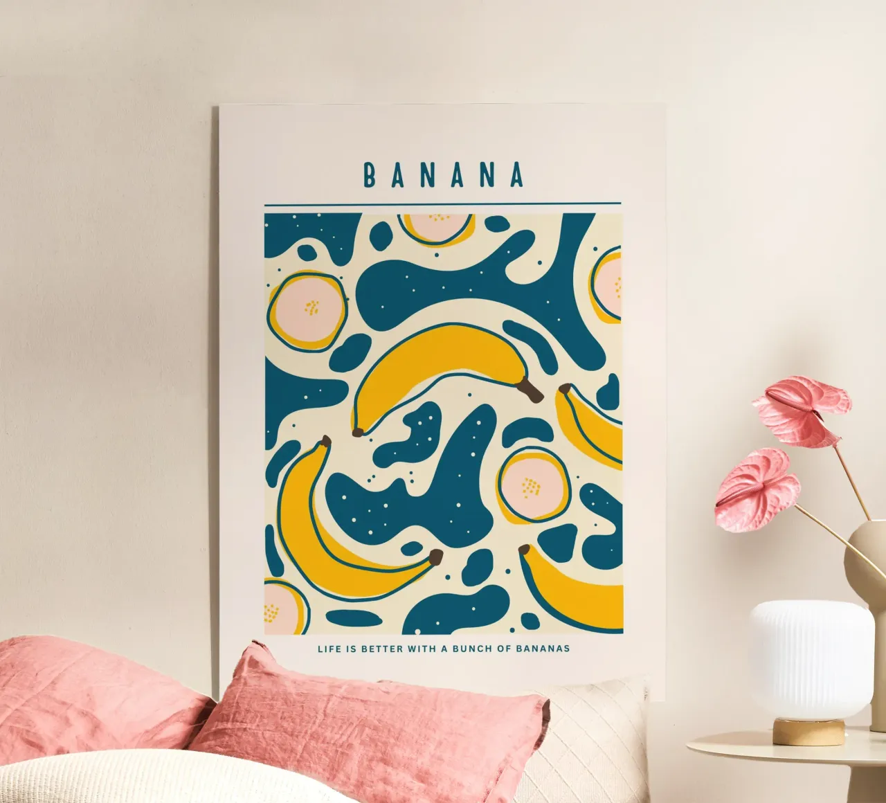 Banana Pop Art Design plexiglass da Whole©