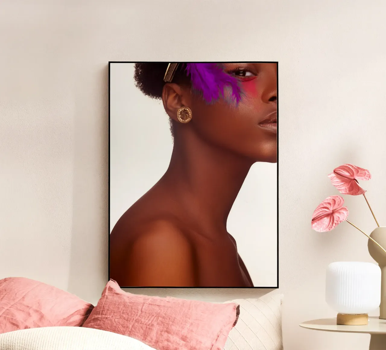 Afro Beads acryl van Mathudace Créas