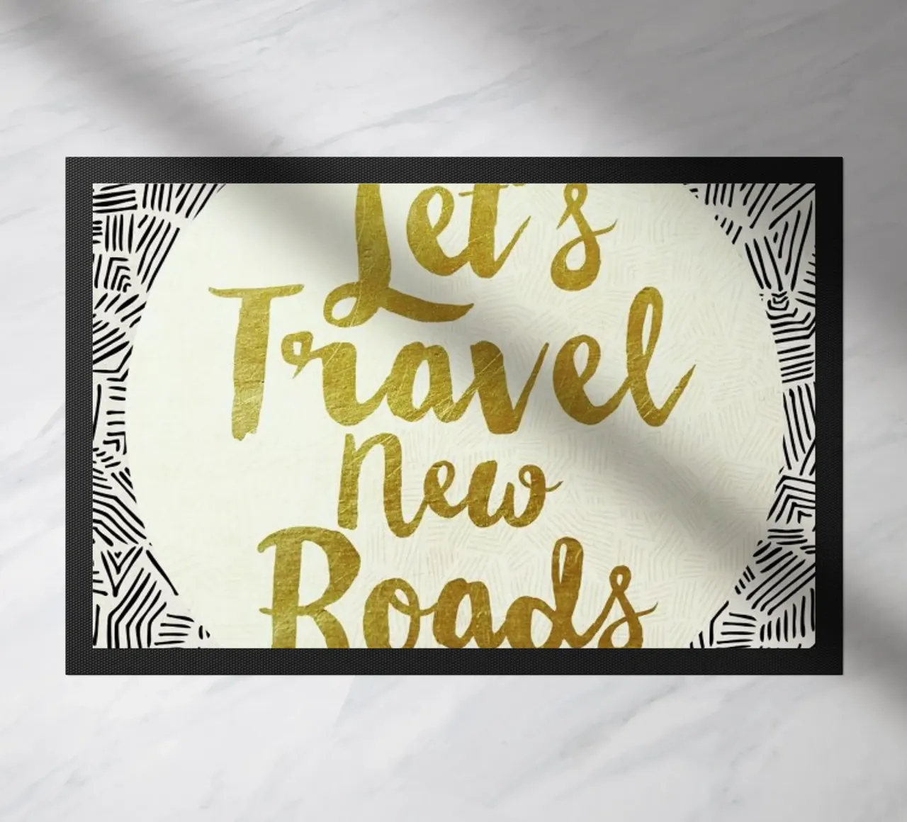 Let's Travel New Roads zerbino da Pom Graphic Design