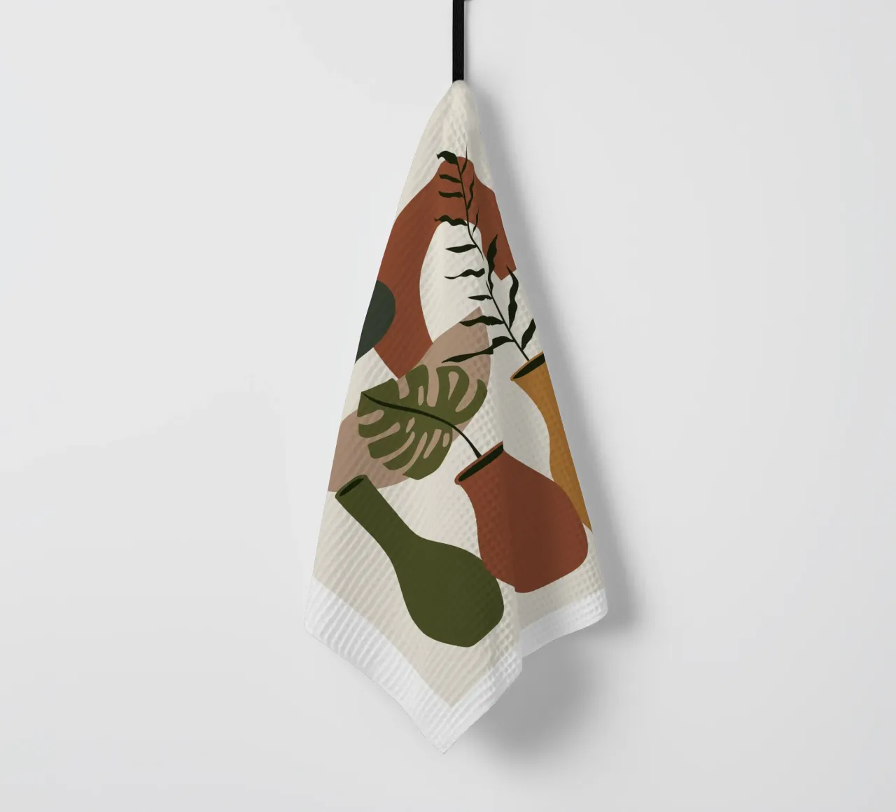 Illustration de vases boho torchon de Whole©