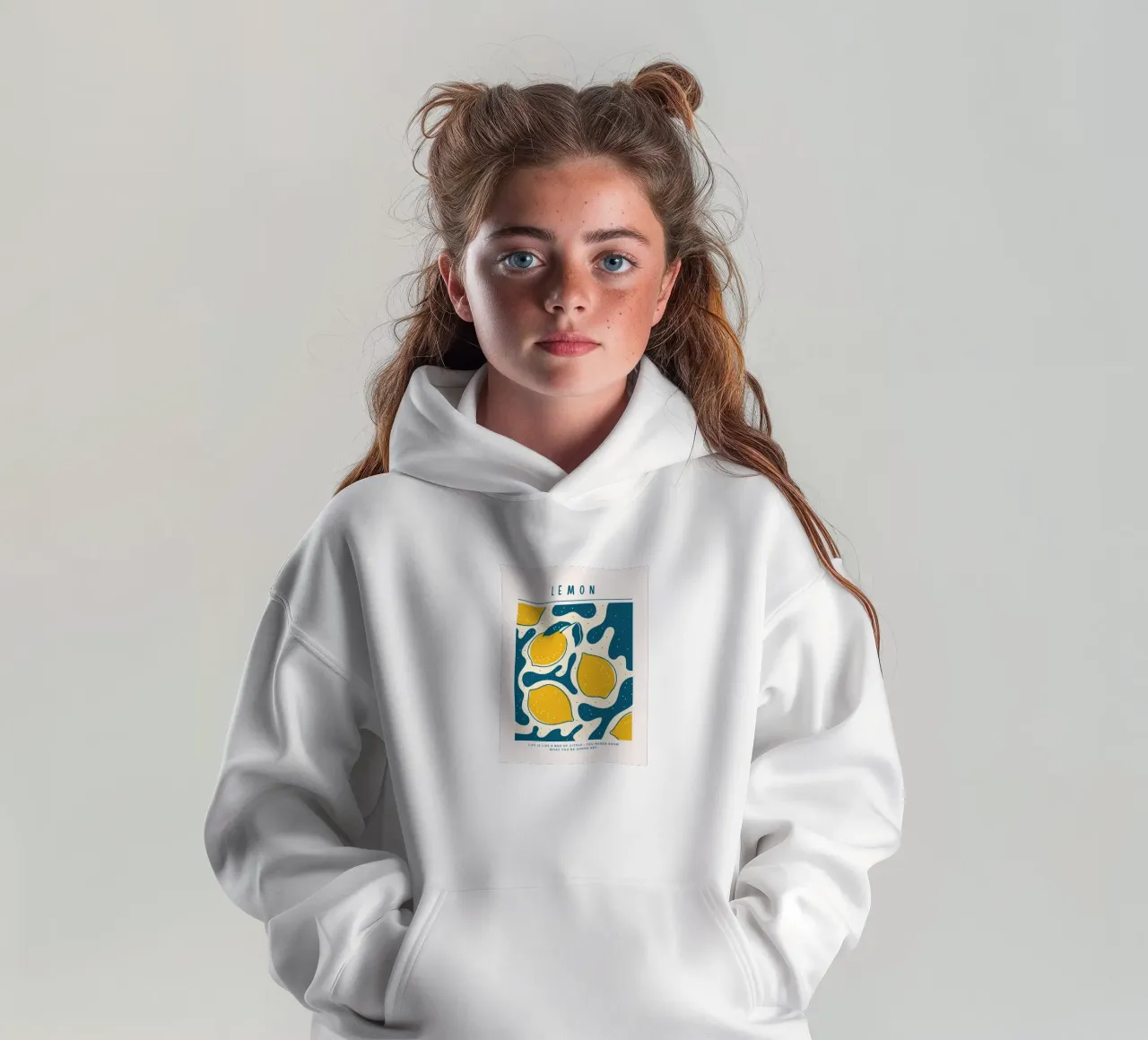 Design retrò degli agrumi felpa bambino con cappuccio da Whole©