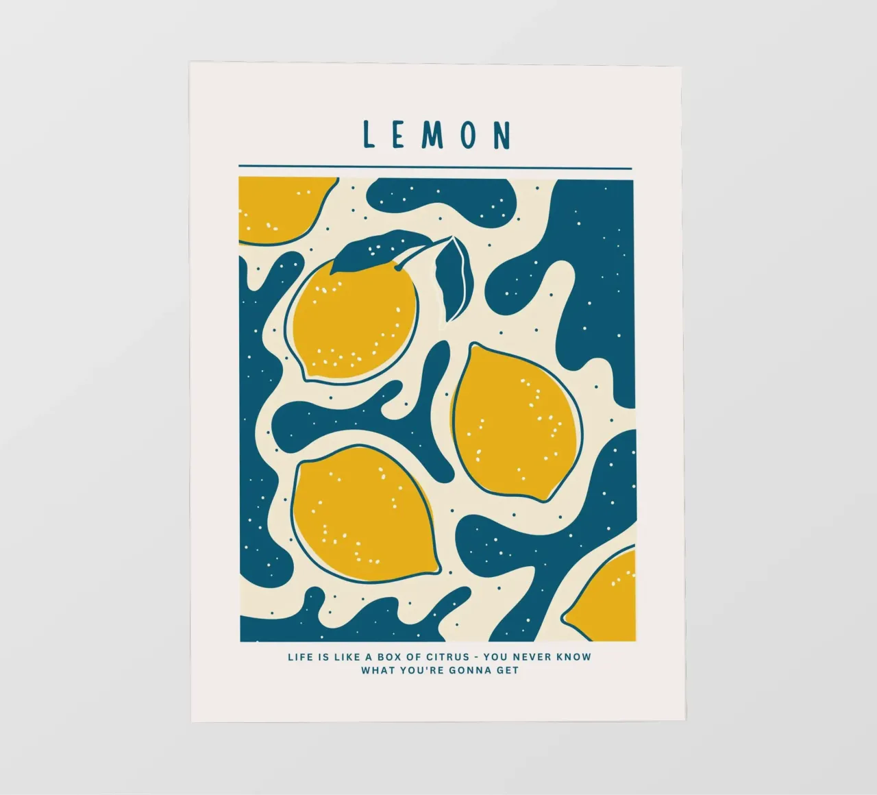 Design retrò degli agrumi pellicola backlit da Whole©