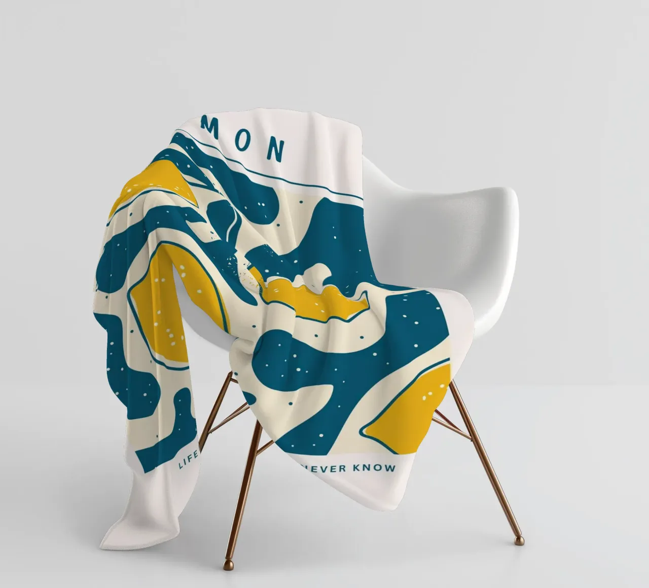 Design retrò degli agrumi coperta in pile da Whole©